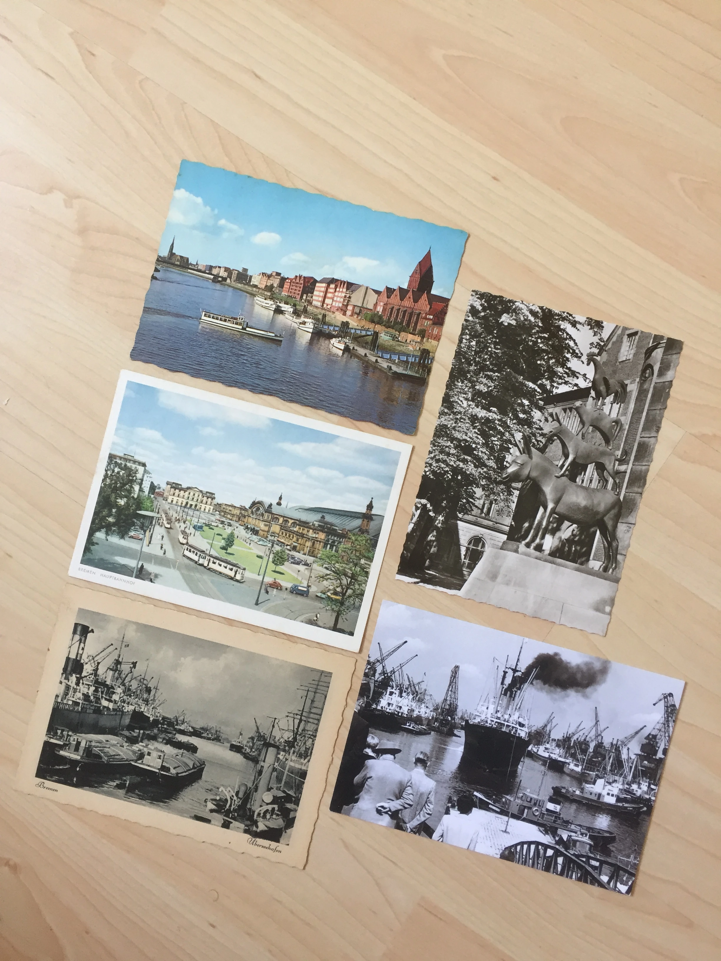   Alte Bremen Postkarten um 1950 