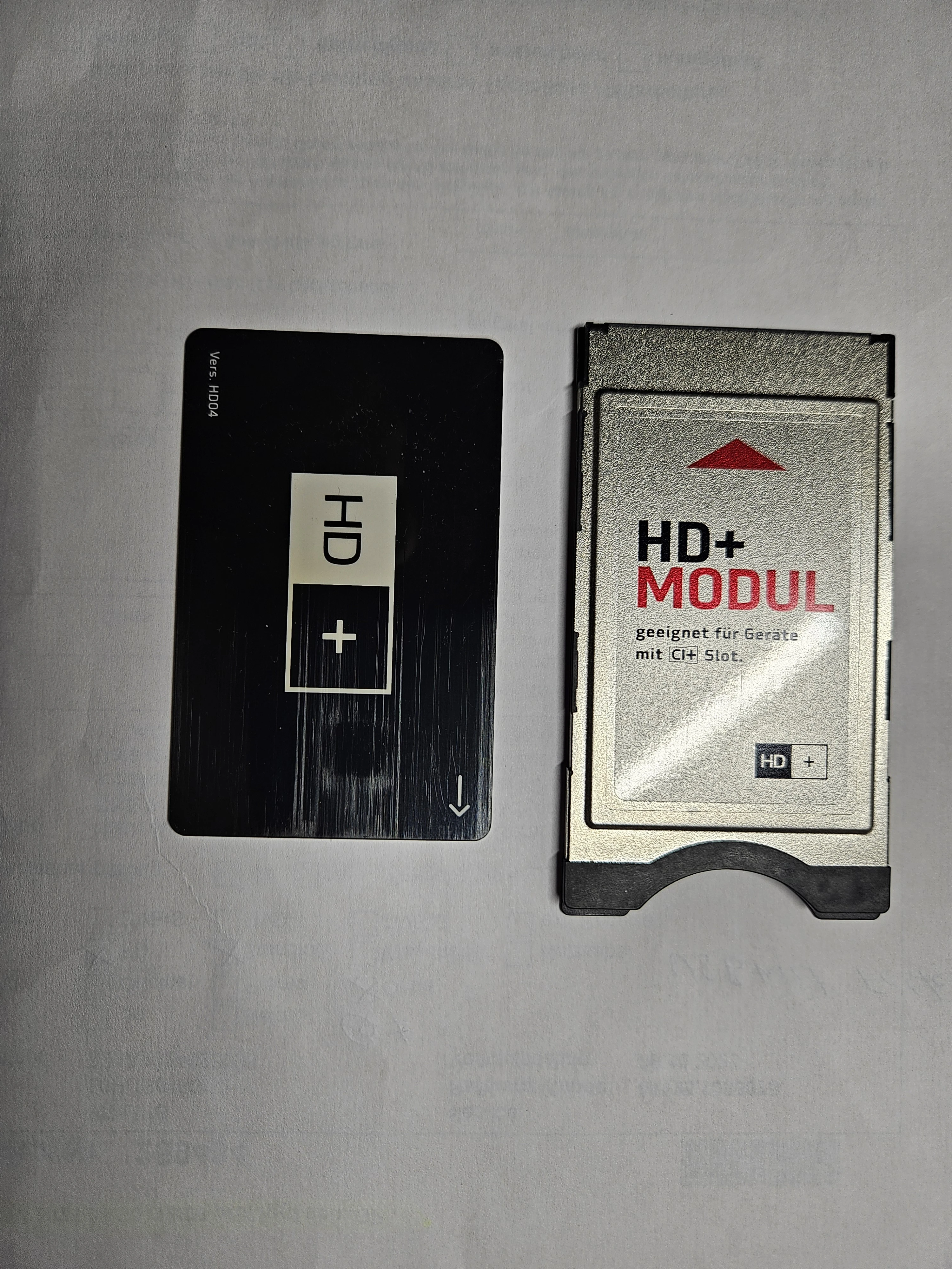 HD Plus Modul und Karte