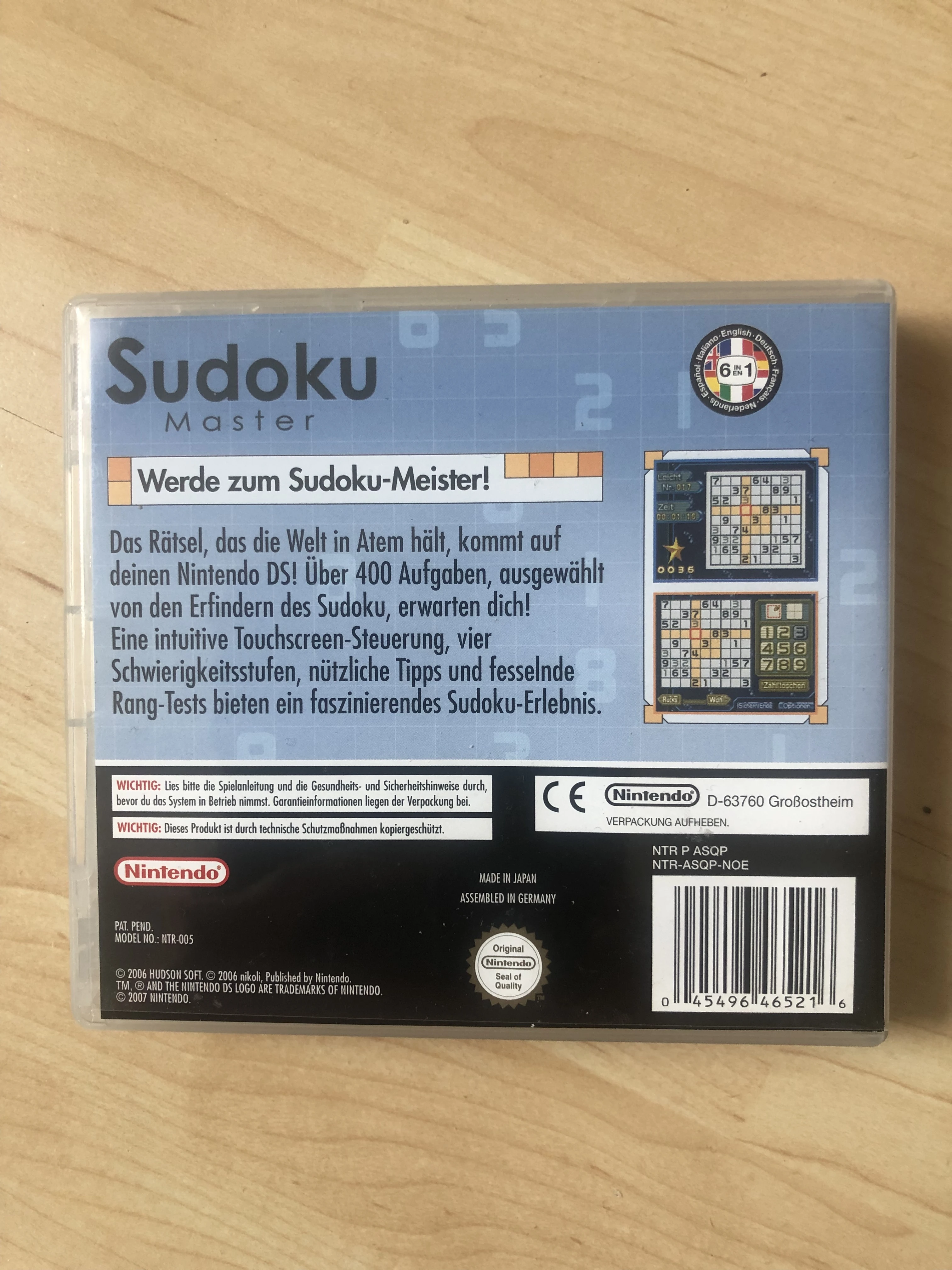   Sudoku Master Nintendo DS 