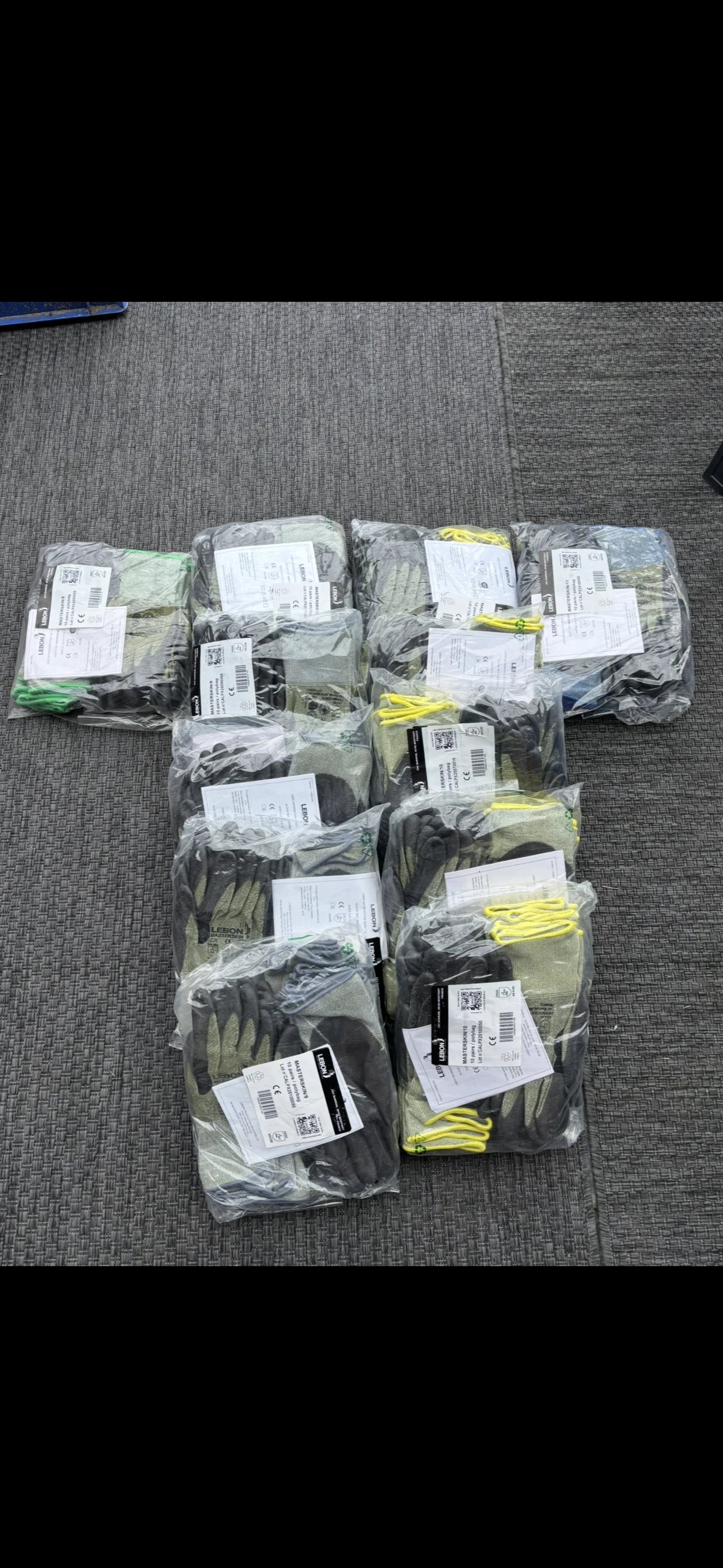 12 Pakete in jedem Paket sind 10paar