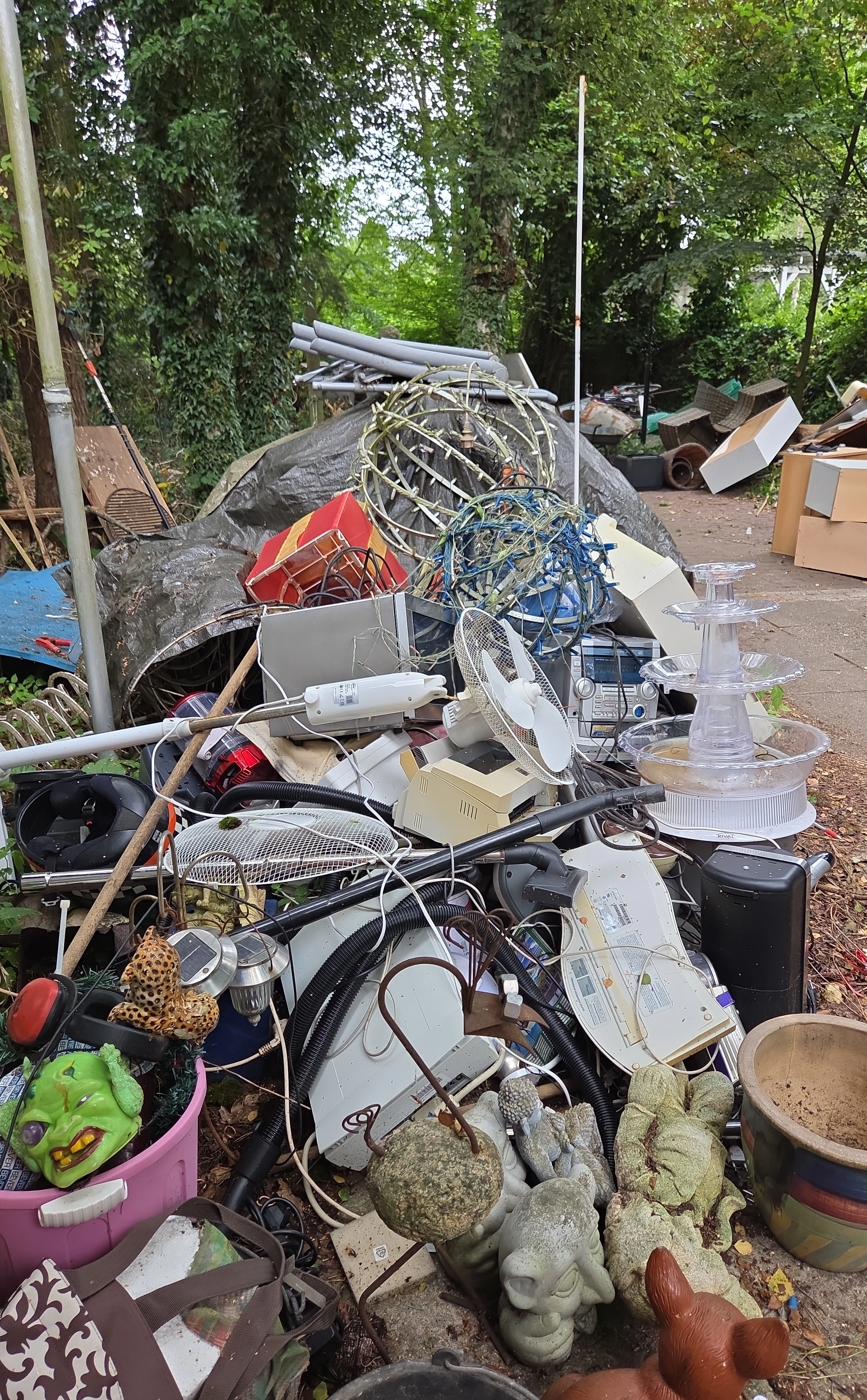 Der elektroschrott haufen