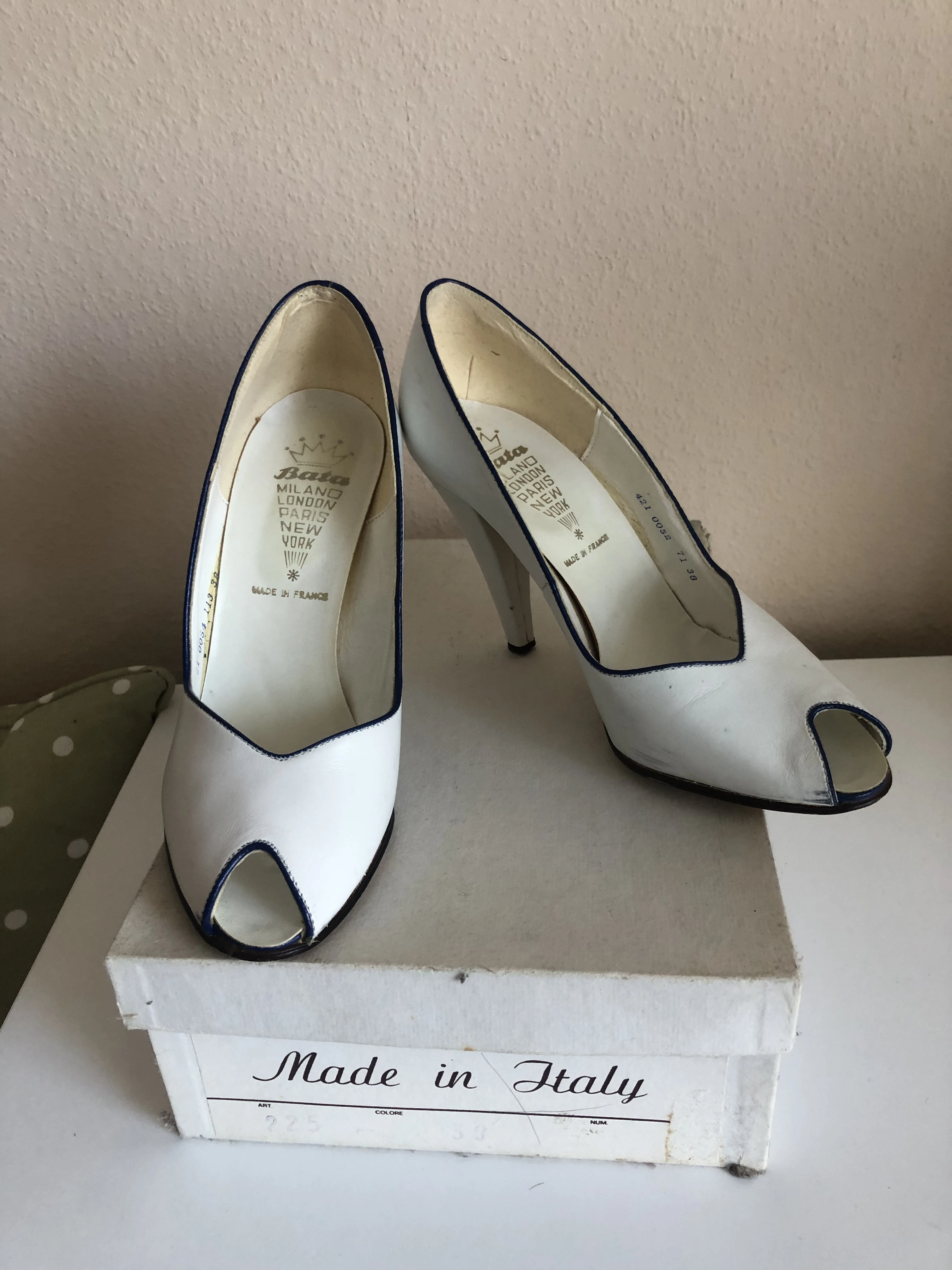 Hochwertige Bata Brautschuhe Gr. 38