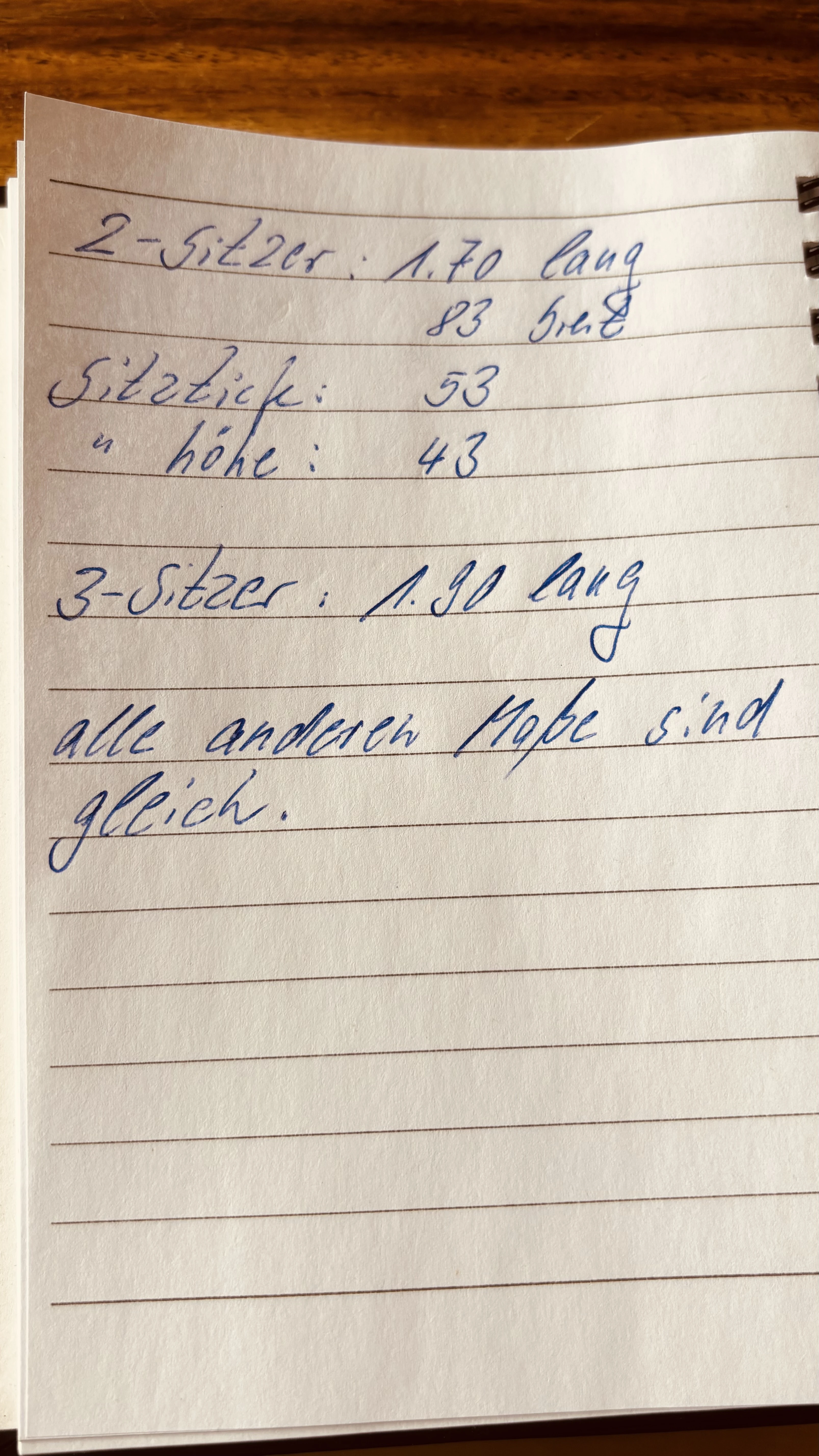Alle Maße 