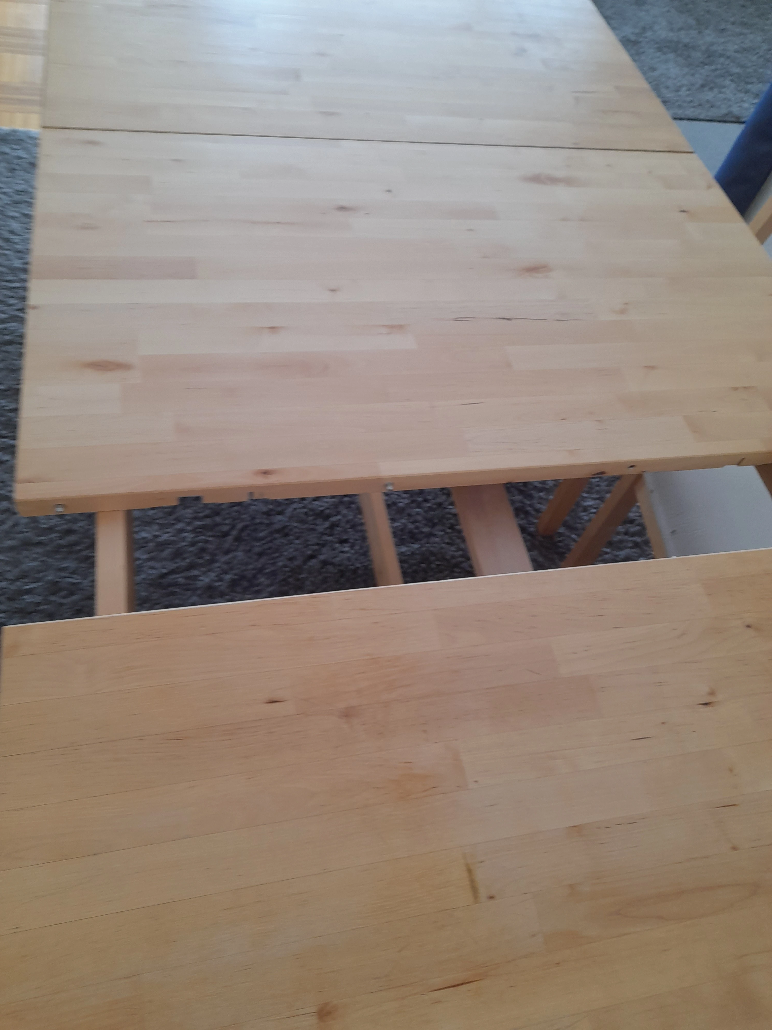 Verbindung Tischplatte
