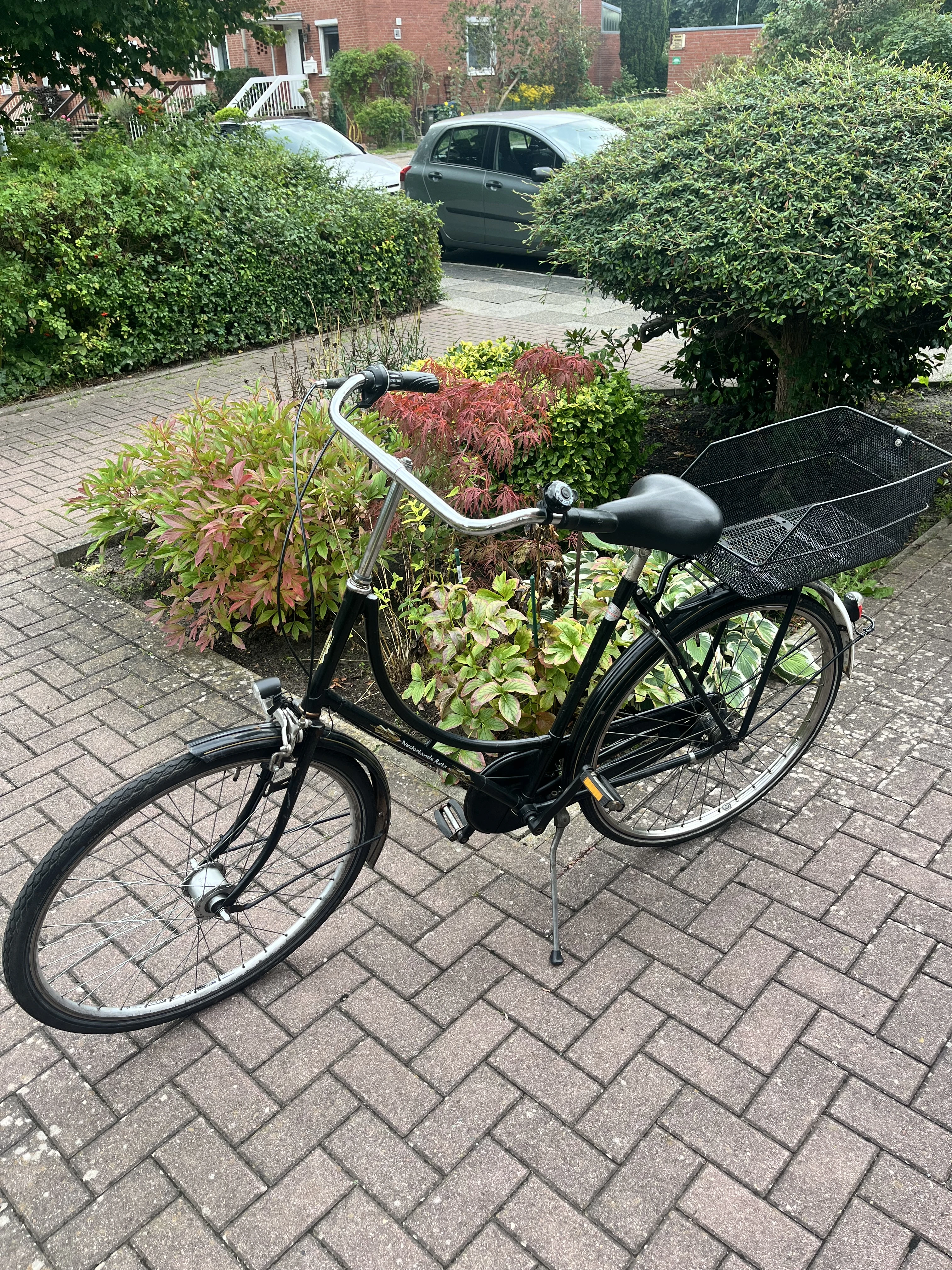 Gesamtbild des Fahrrads von vorne 