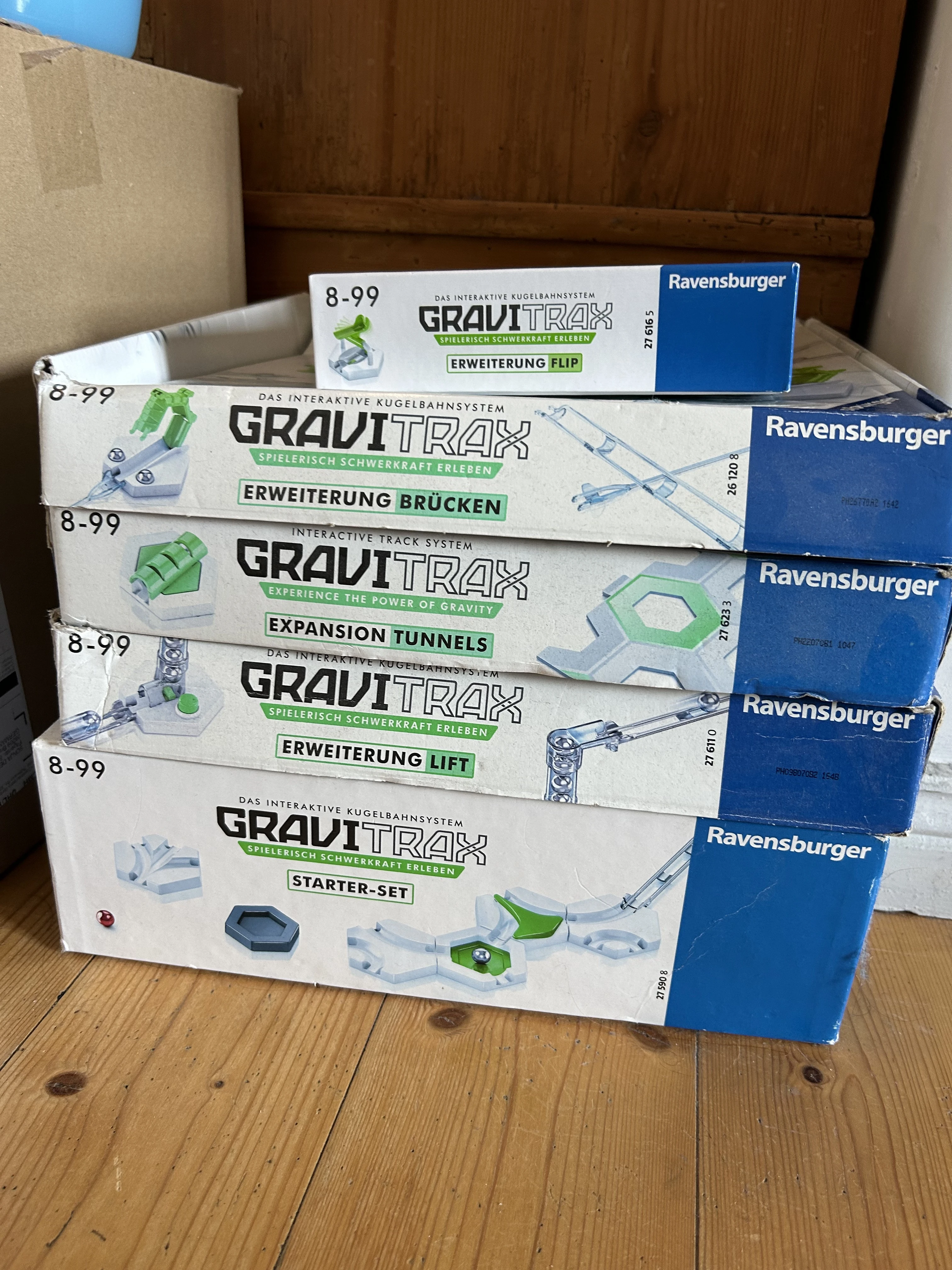 5 vollständige Gravitrax-Sets 