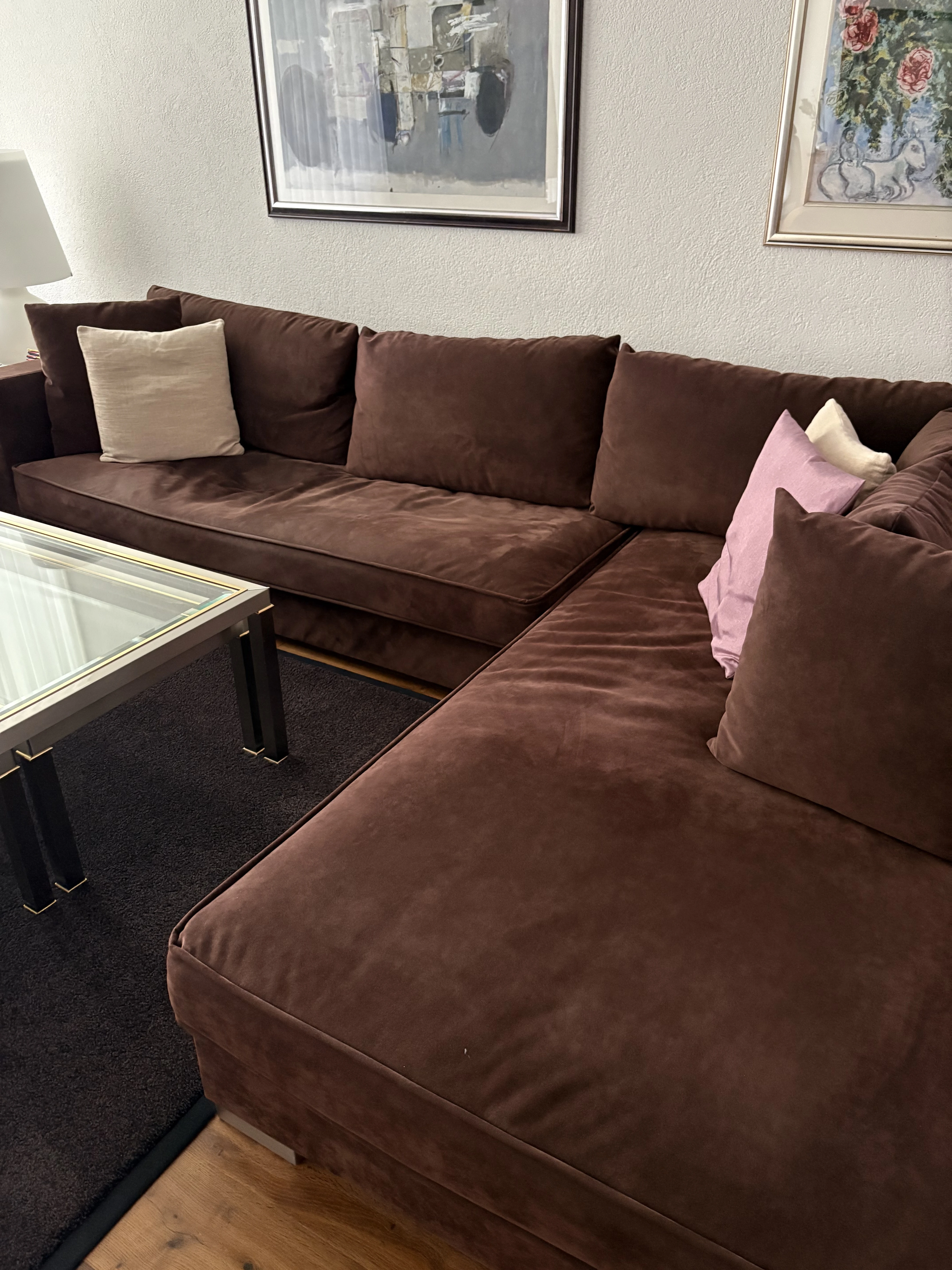 Sofa mit Recamiere