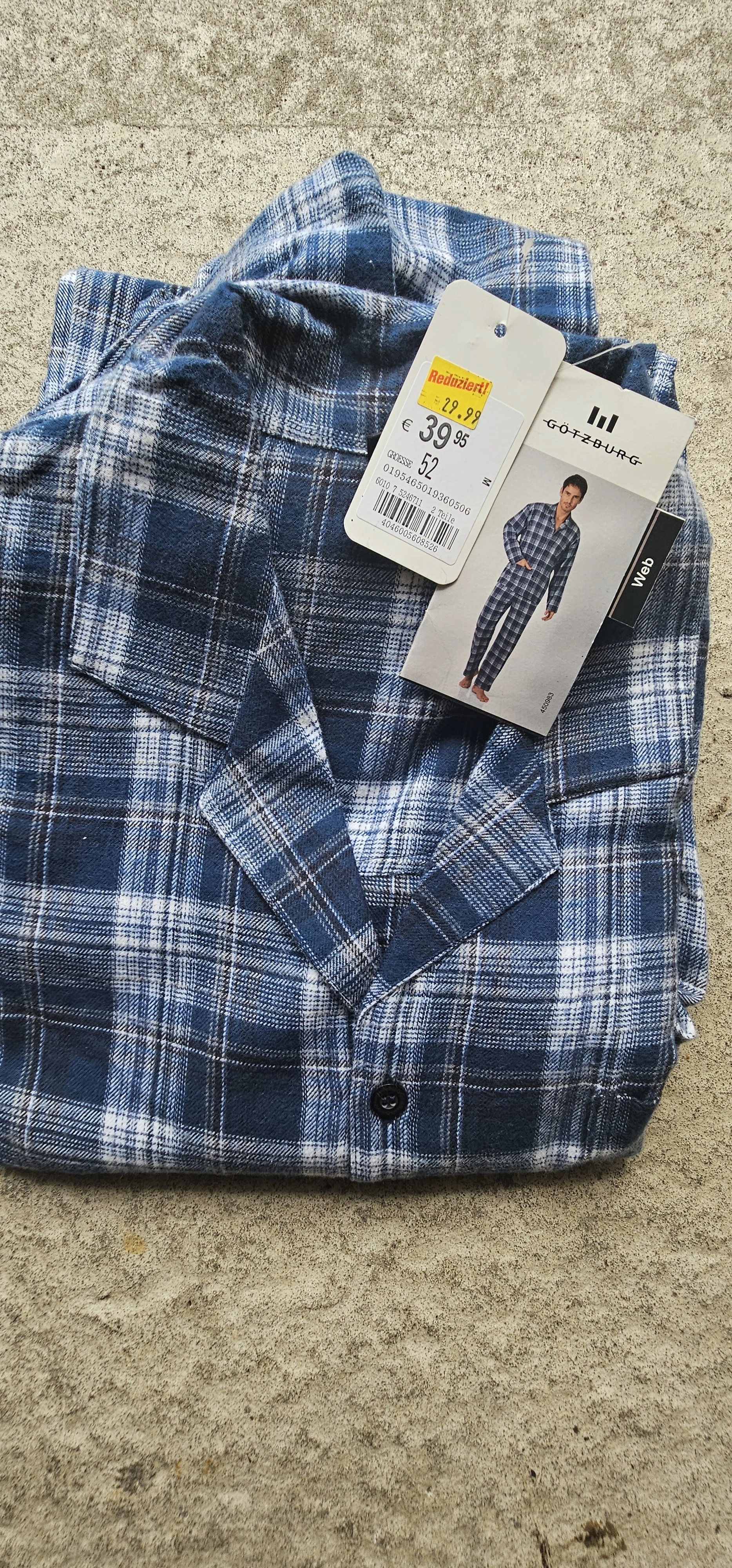 Neuer Herren Pyjama 