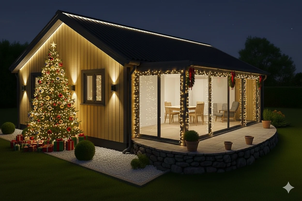Haus UTE mit Weihnachtsstimmung