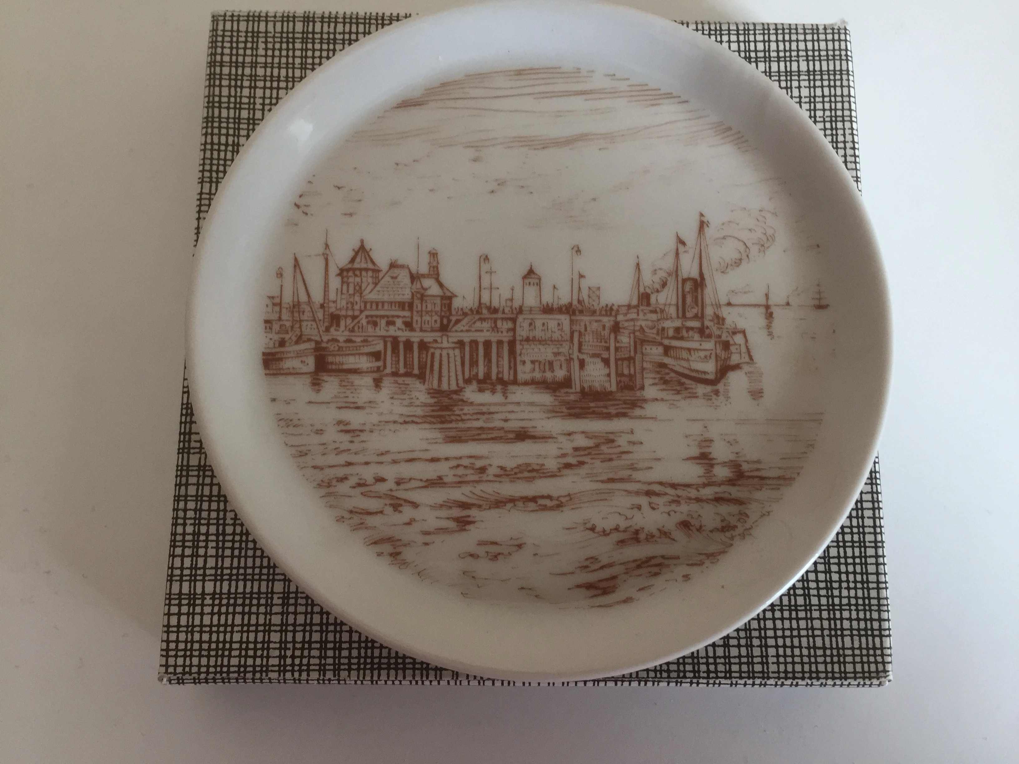 Sammelteller aus Cuxhaven 80er Jahre 