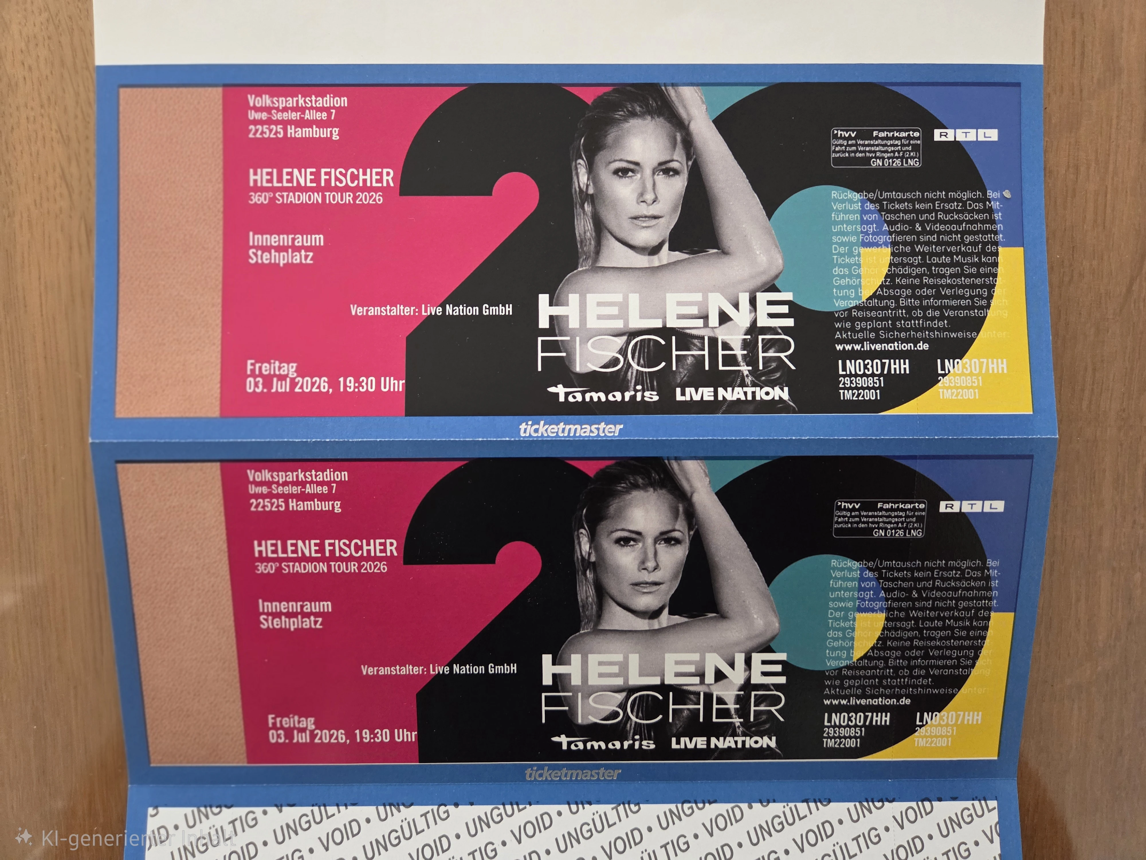 2x Ticket