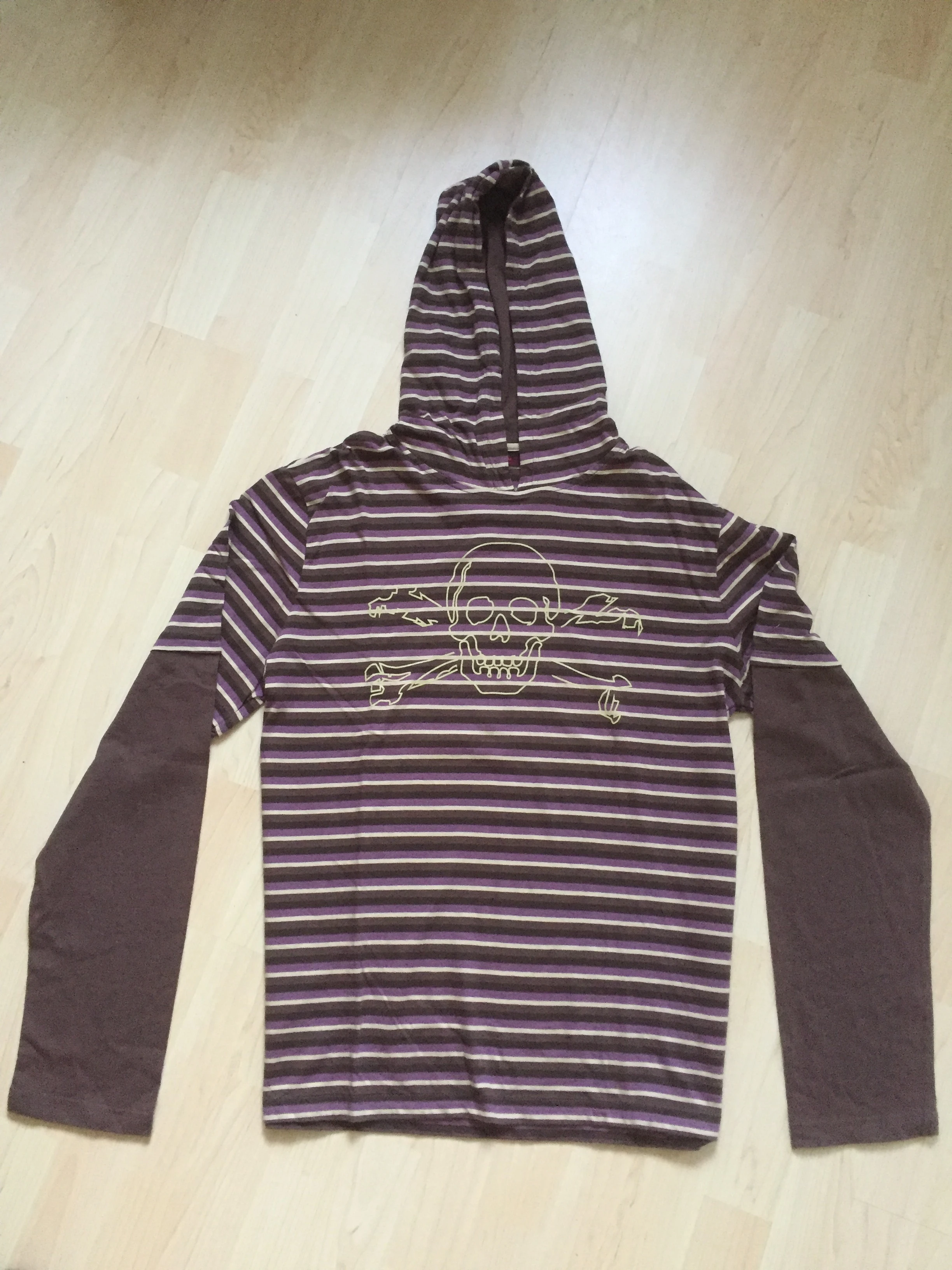   Hochwertiger Review Kapuzenpulli mit Print Gr. XL 