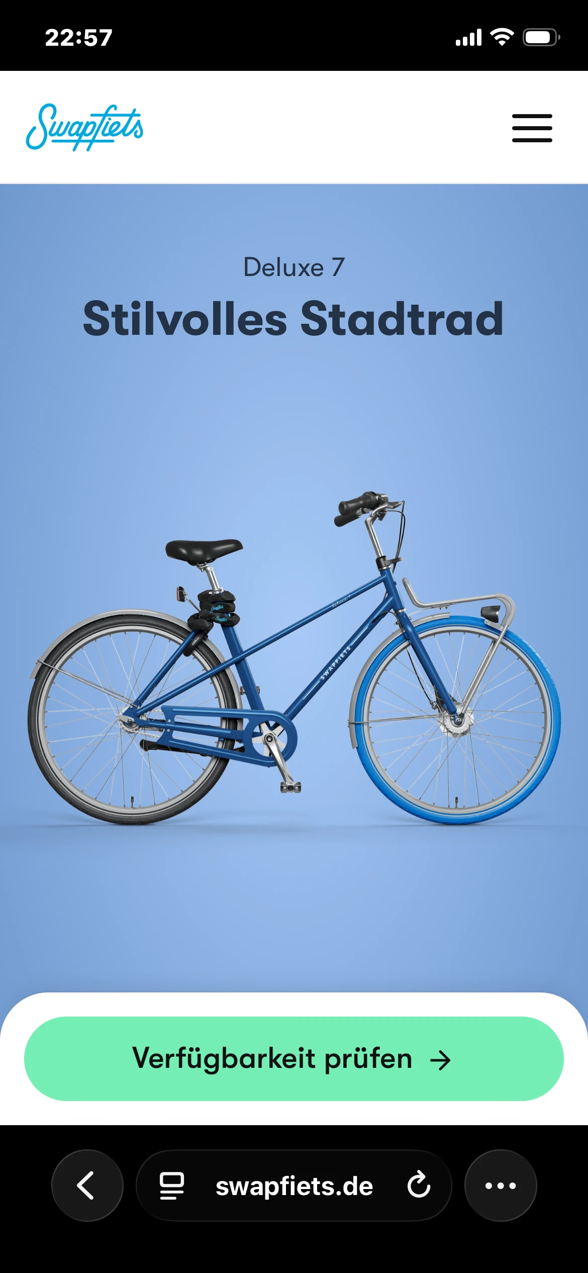 Swapfiets Stadtrad