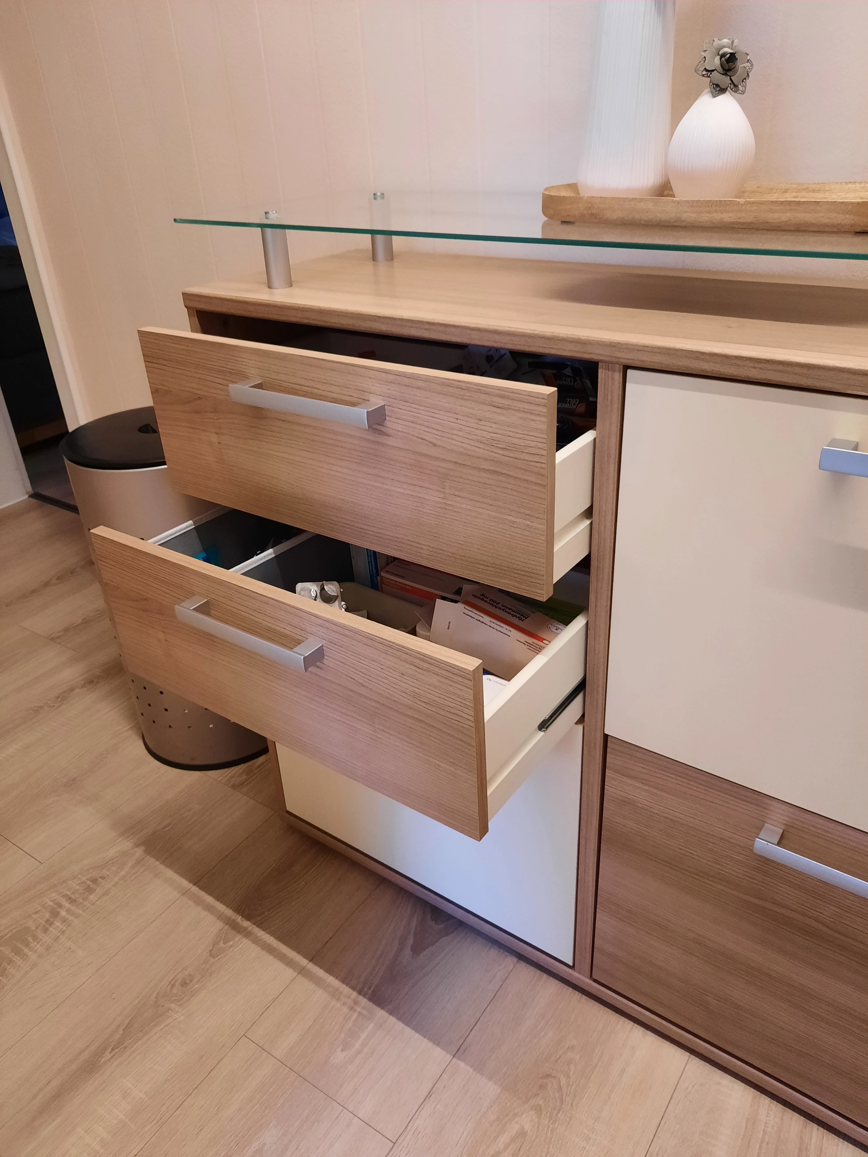 2 Schubfächer