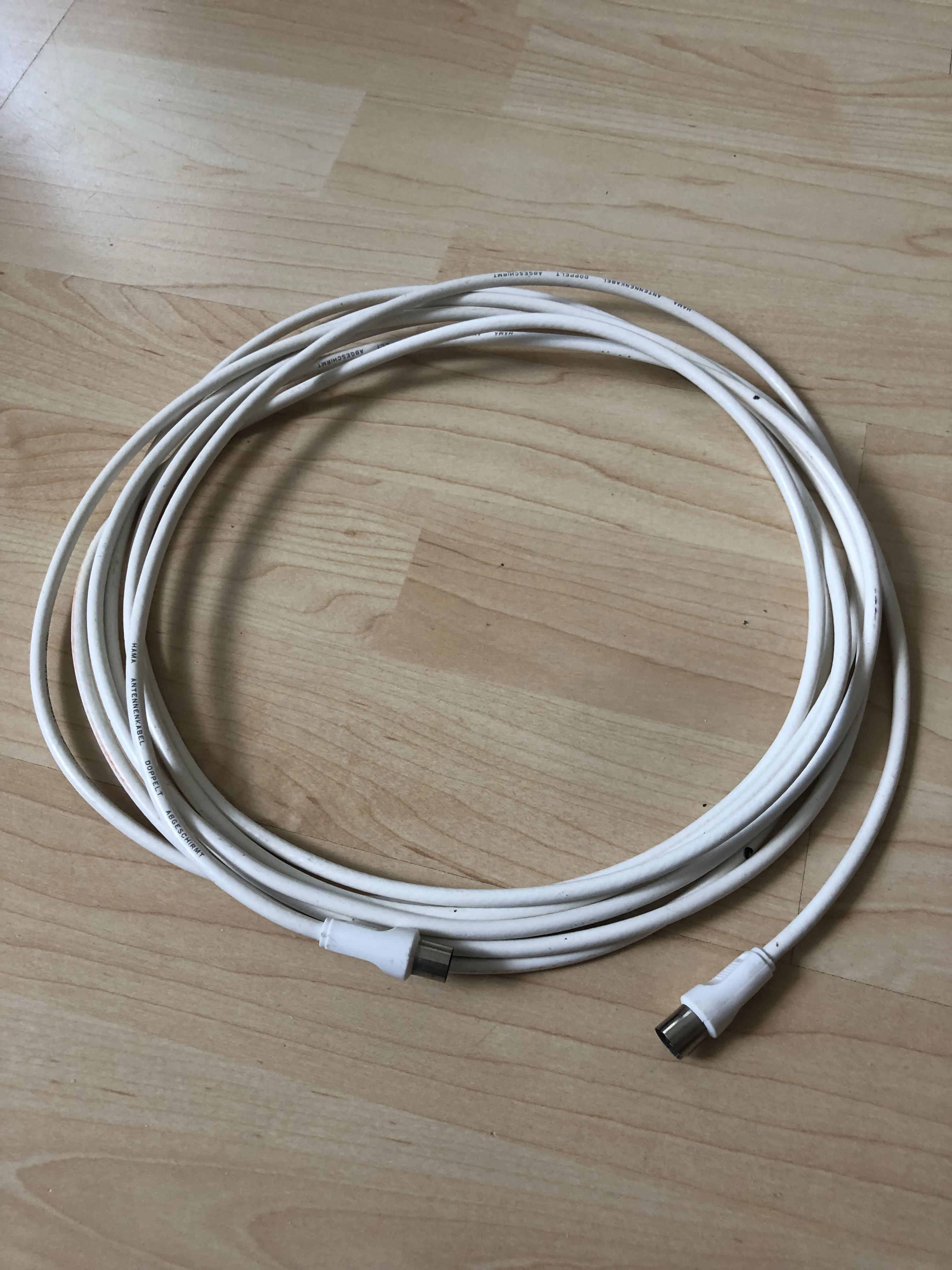 Antennenkabel Koax-Stecker auf Koax-Buchse