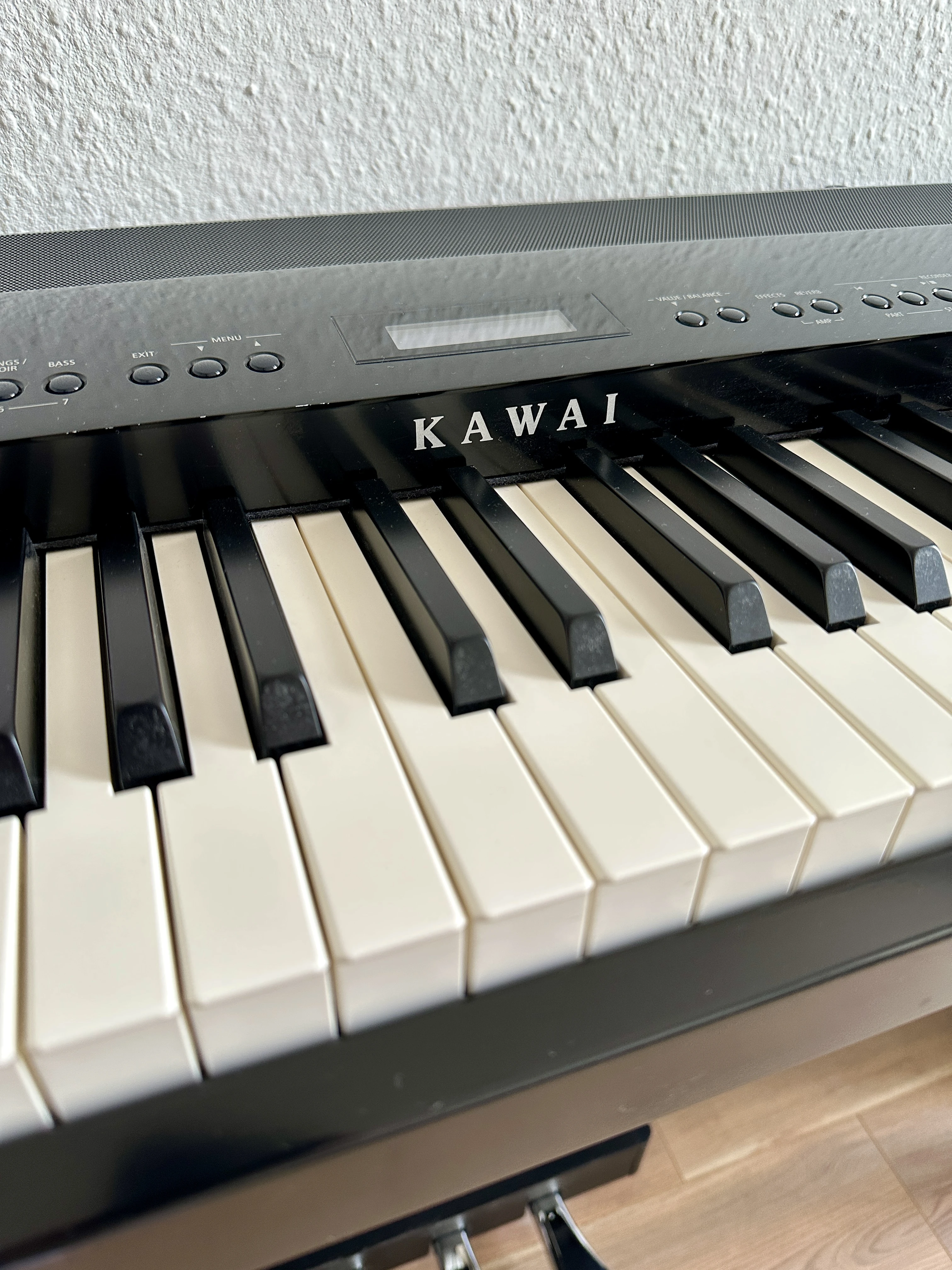 Piano closeup