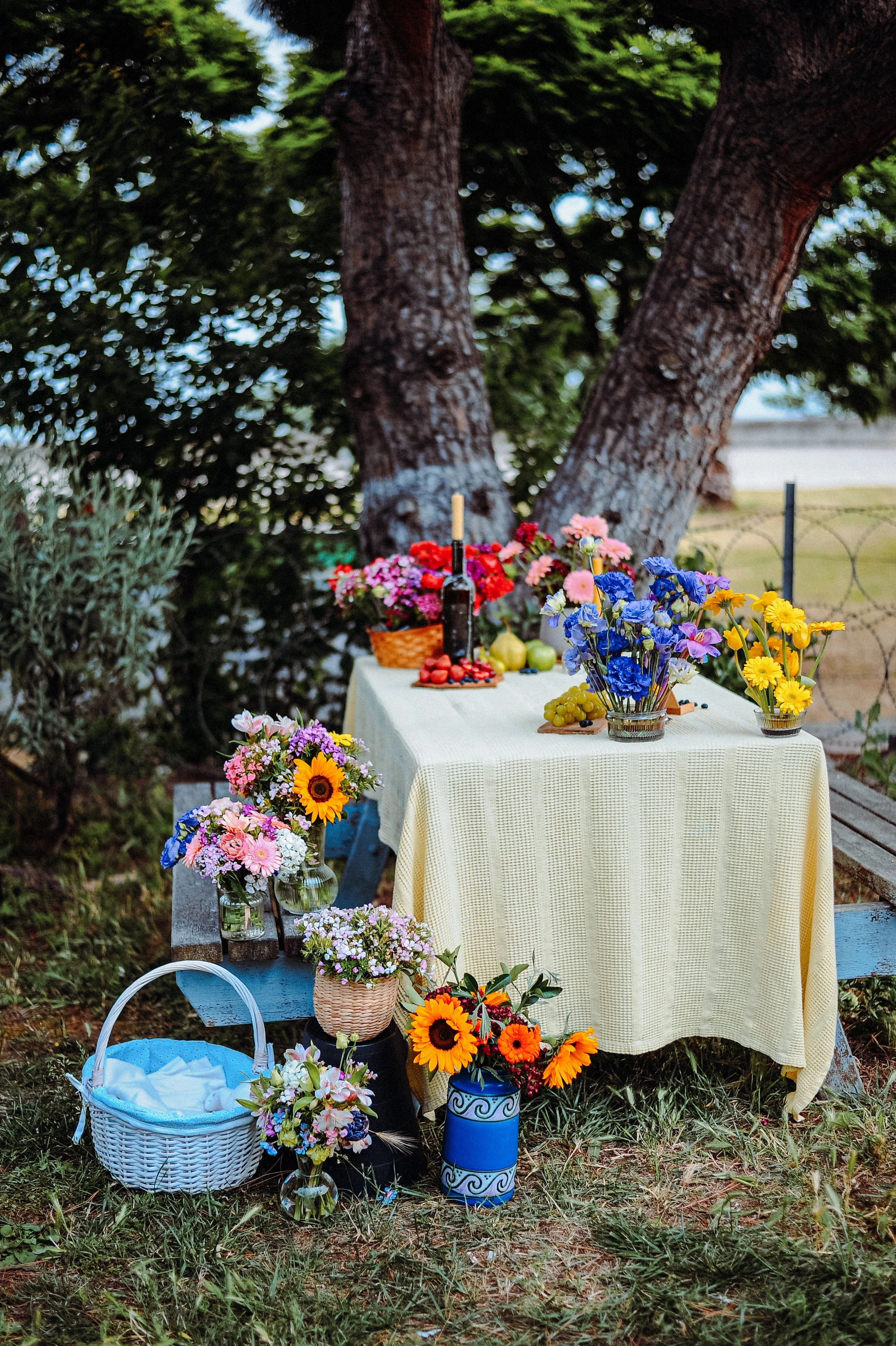 Familienfeier im eigenen Garten