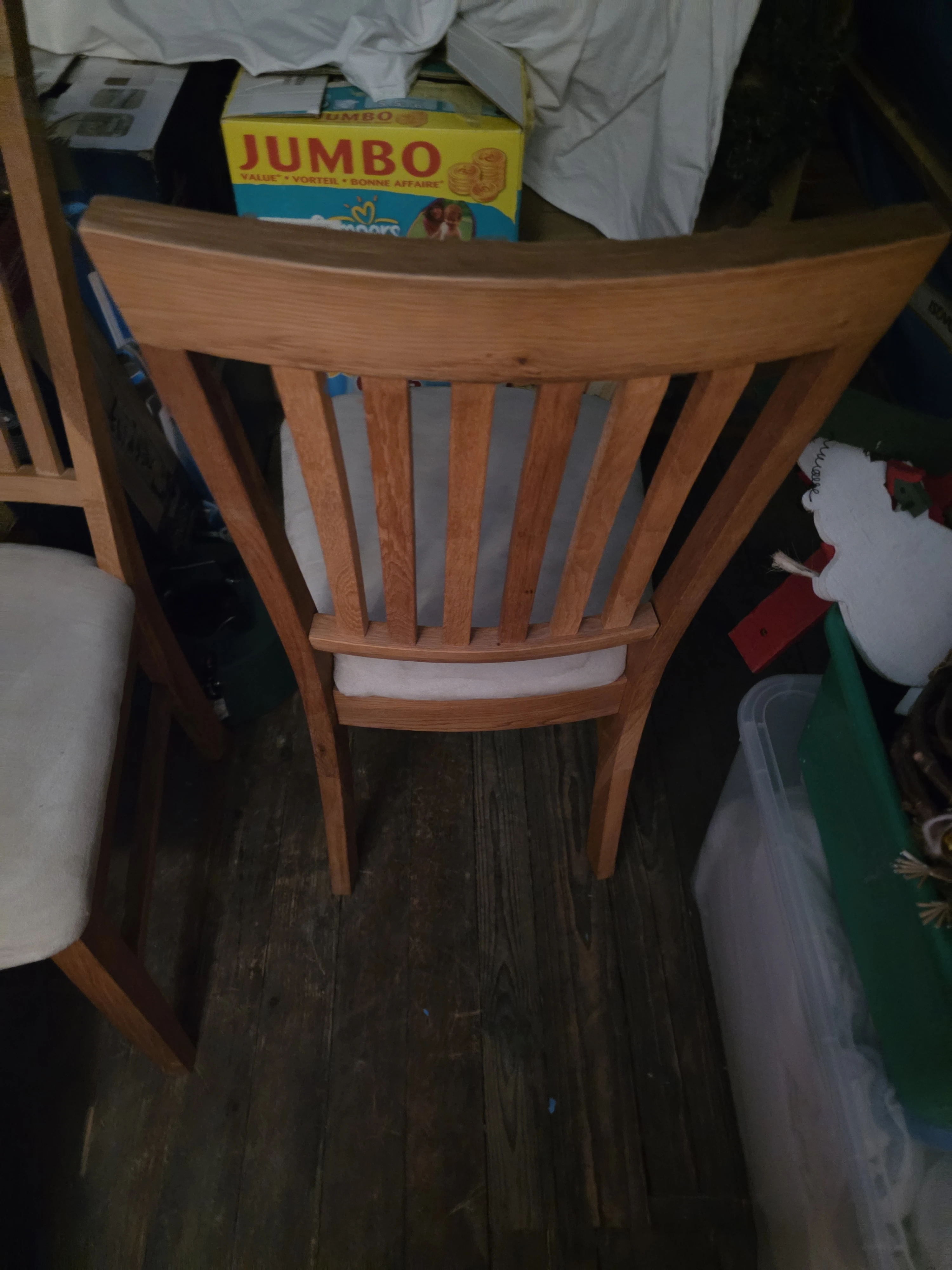 4 Massiv Holzstühle
