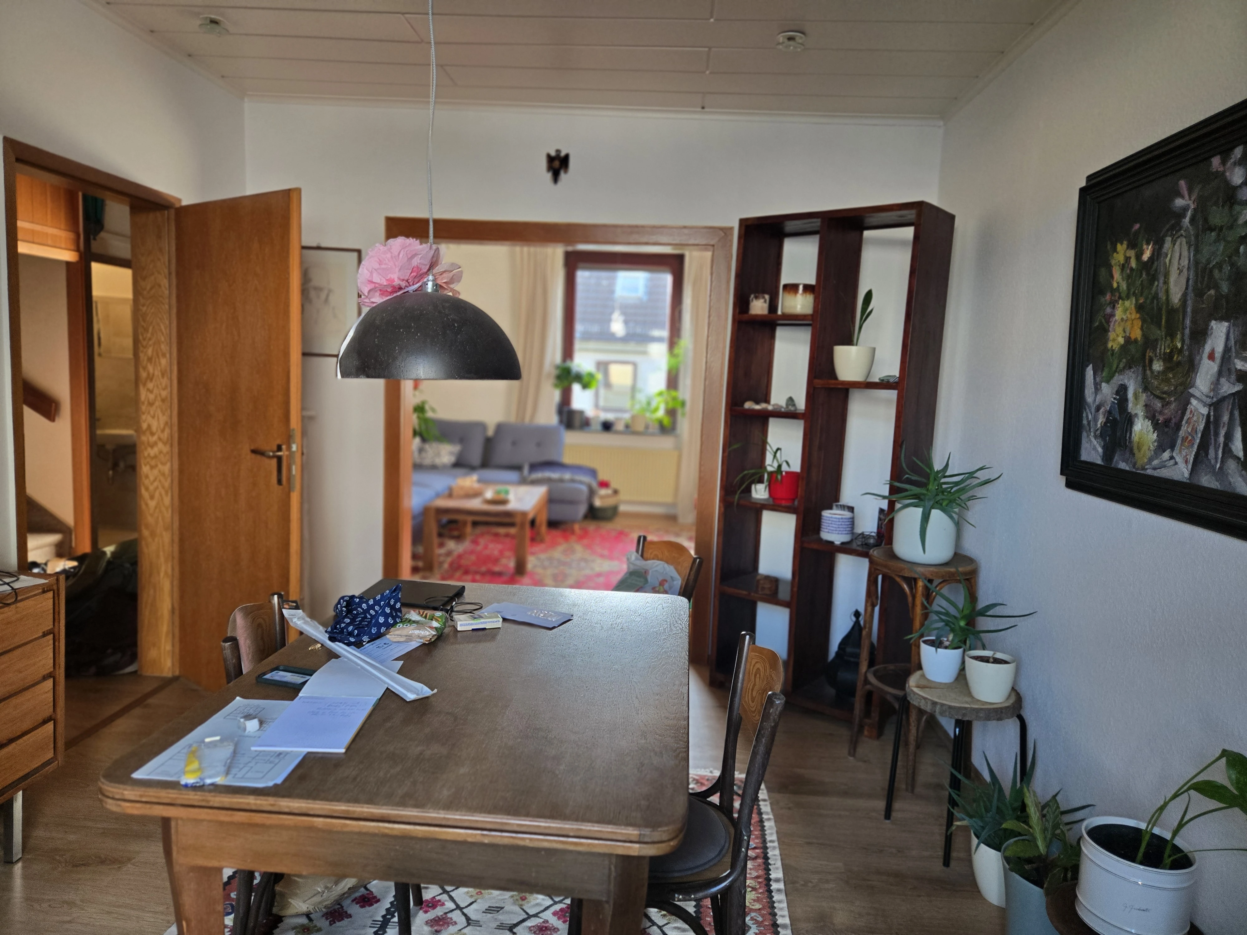 Wohnzimmer über die ganze Haustiefe