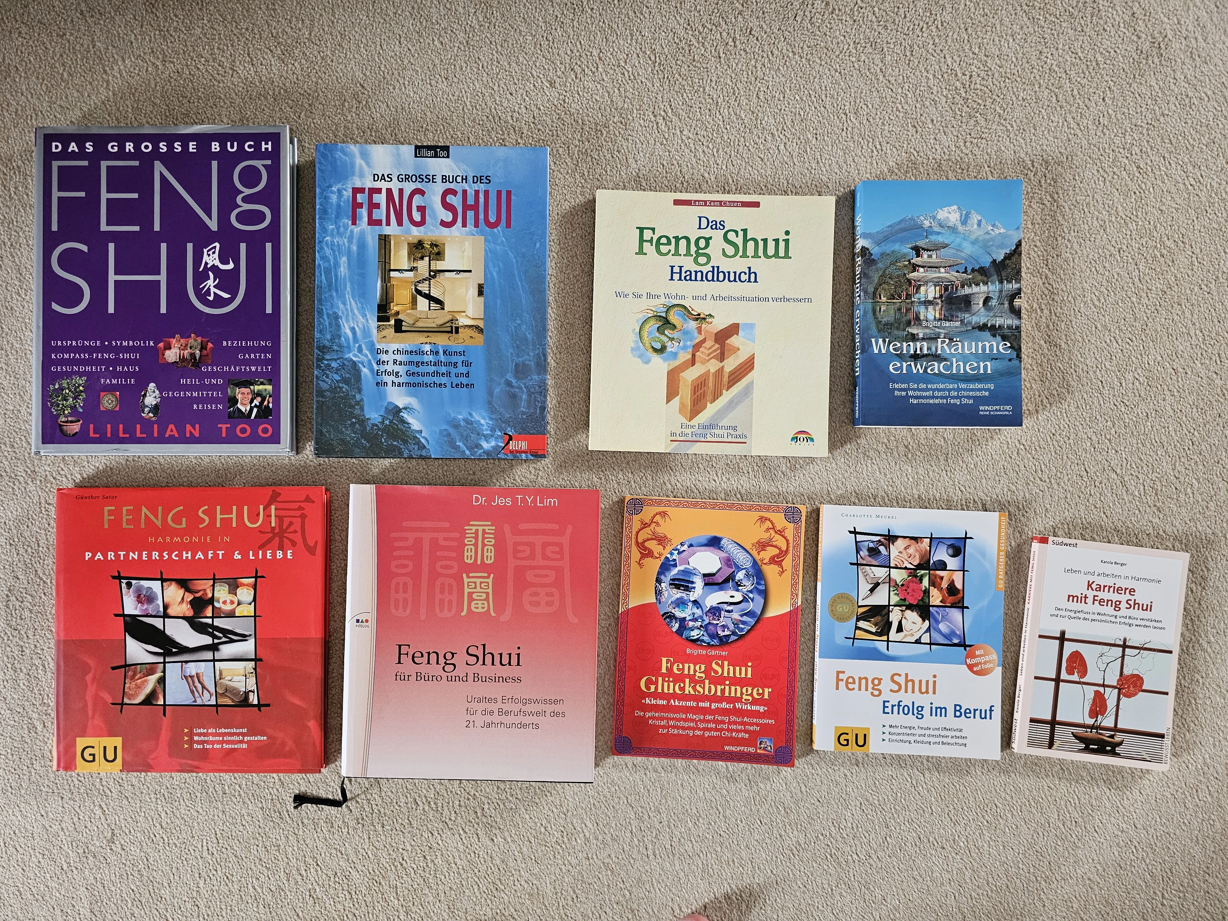9 Feng Shui Bücher