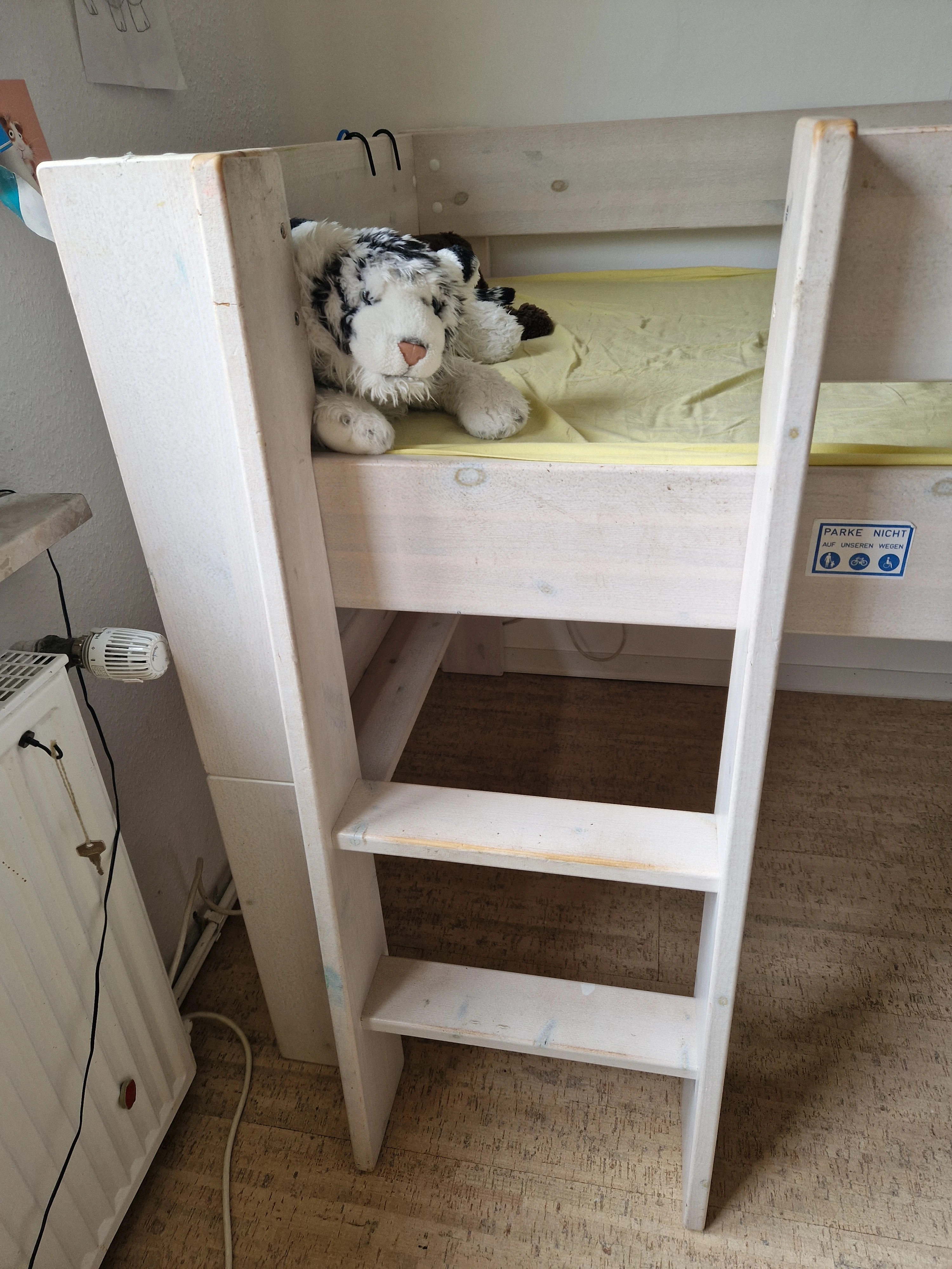 Holzleiter Spielbett