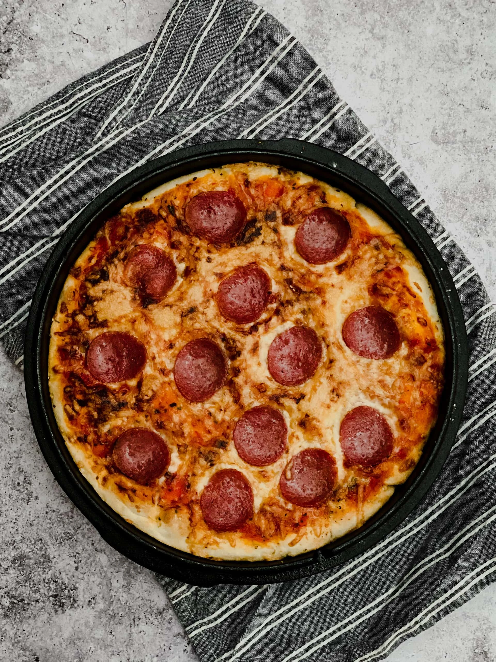 Hier ein Beispielbild einer Pizza