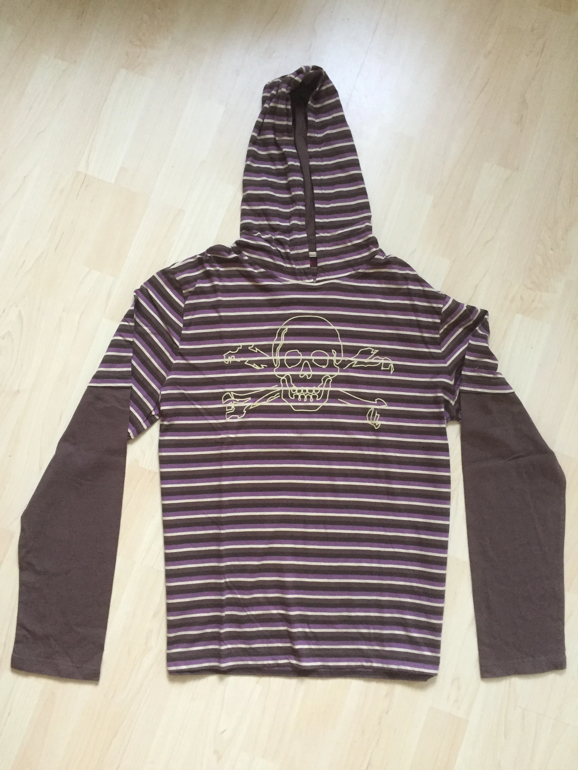   Hochwertiger Review Kapuzenpulli mit Print Gr. XL 