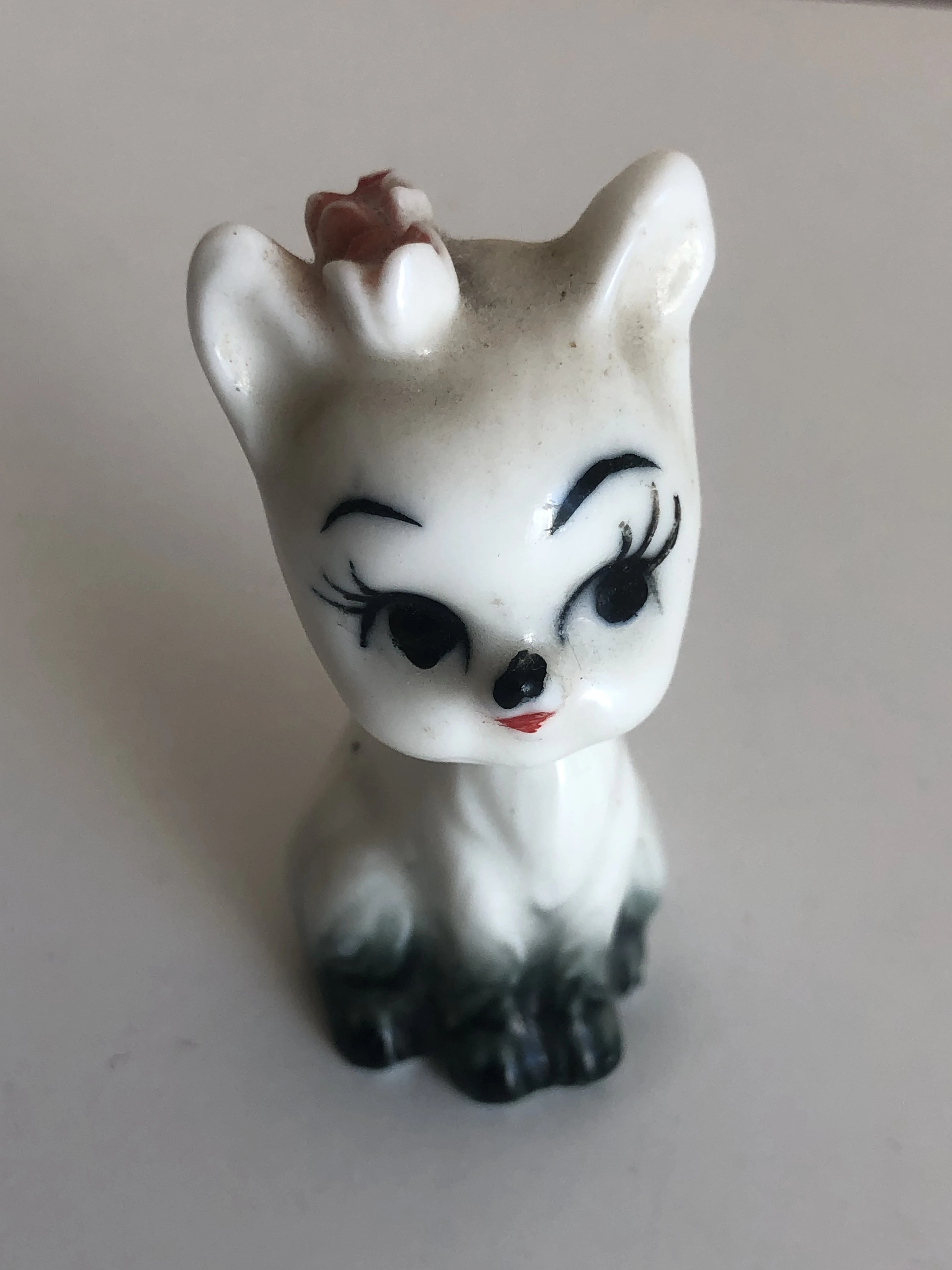 Hochwertige Porzellan Figuren Katze u. Hund 