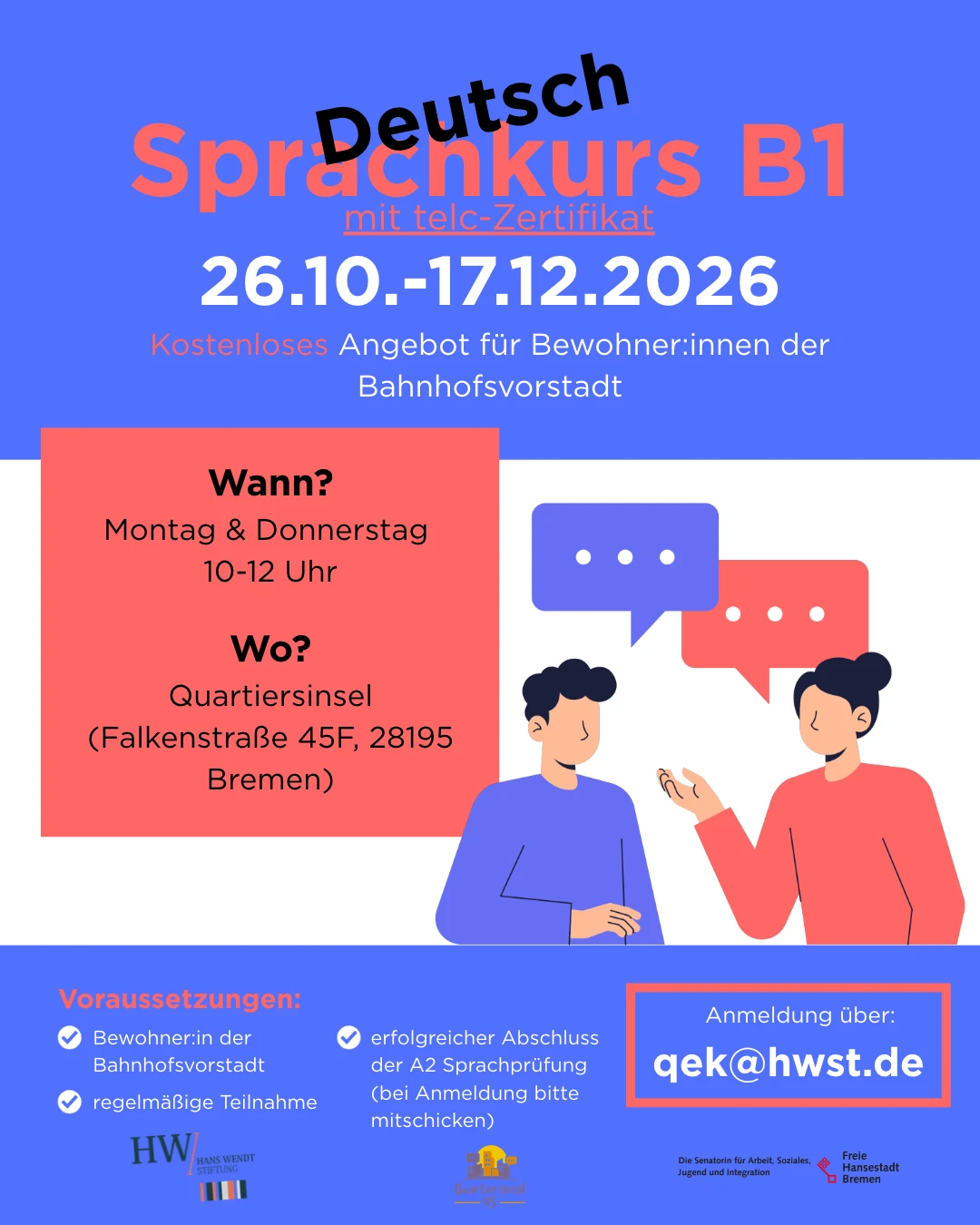 Flyer Sprachkurs