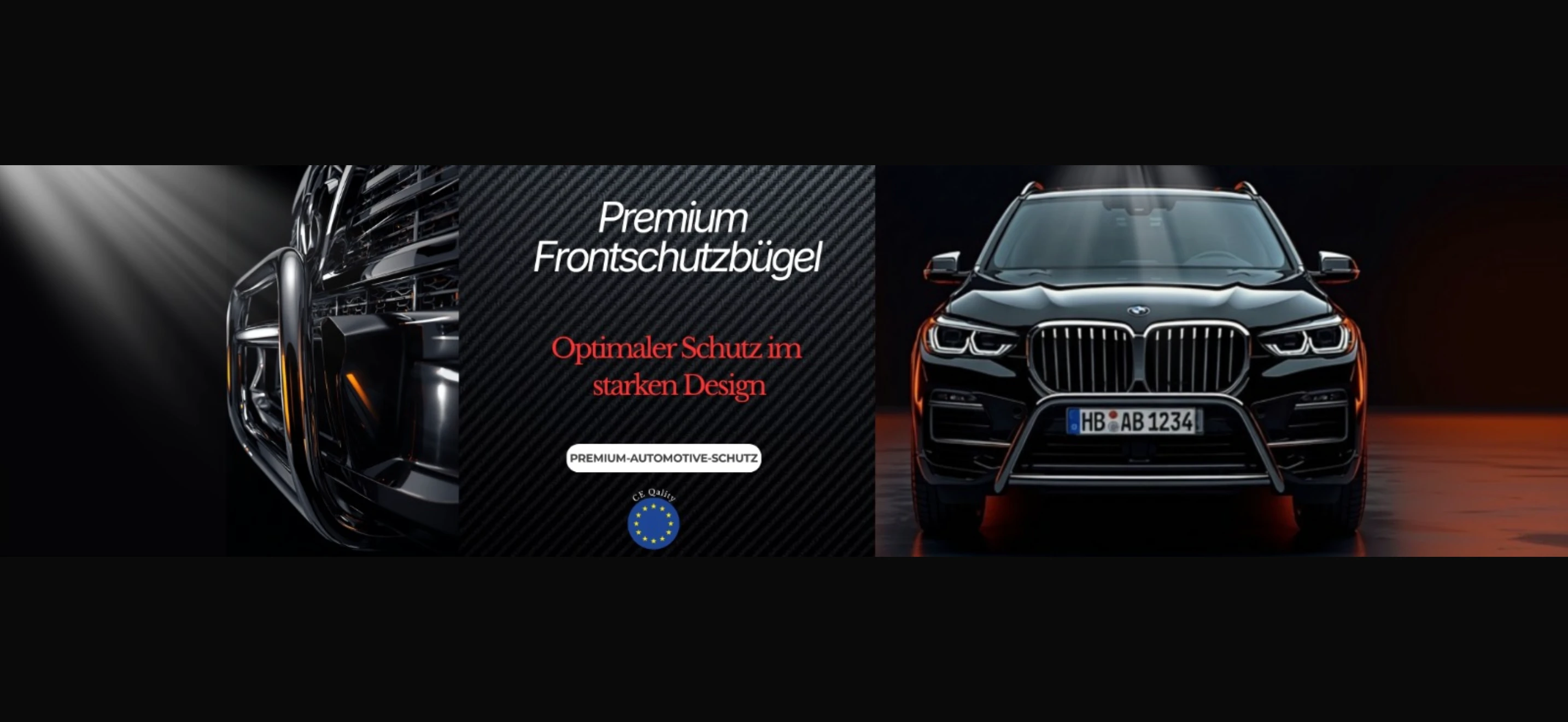 Design-Beispiel: Professionelles Werbebanner für Automobil-Zubehör