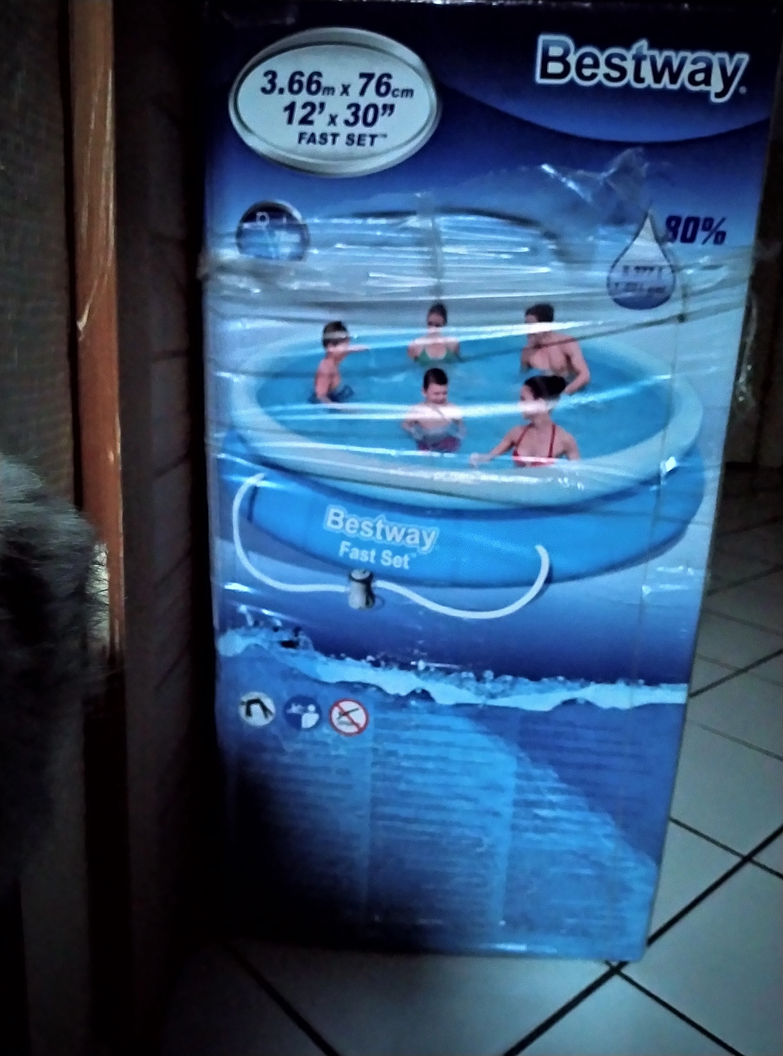Man kann darin schwimmen