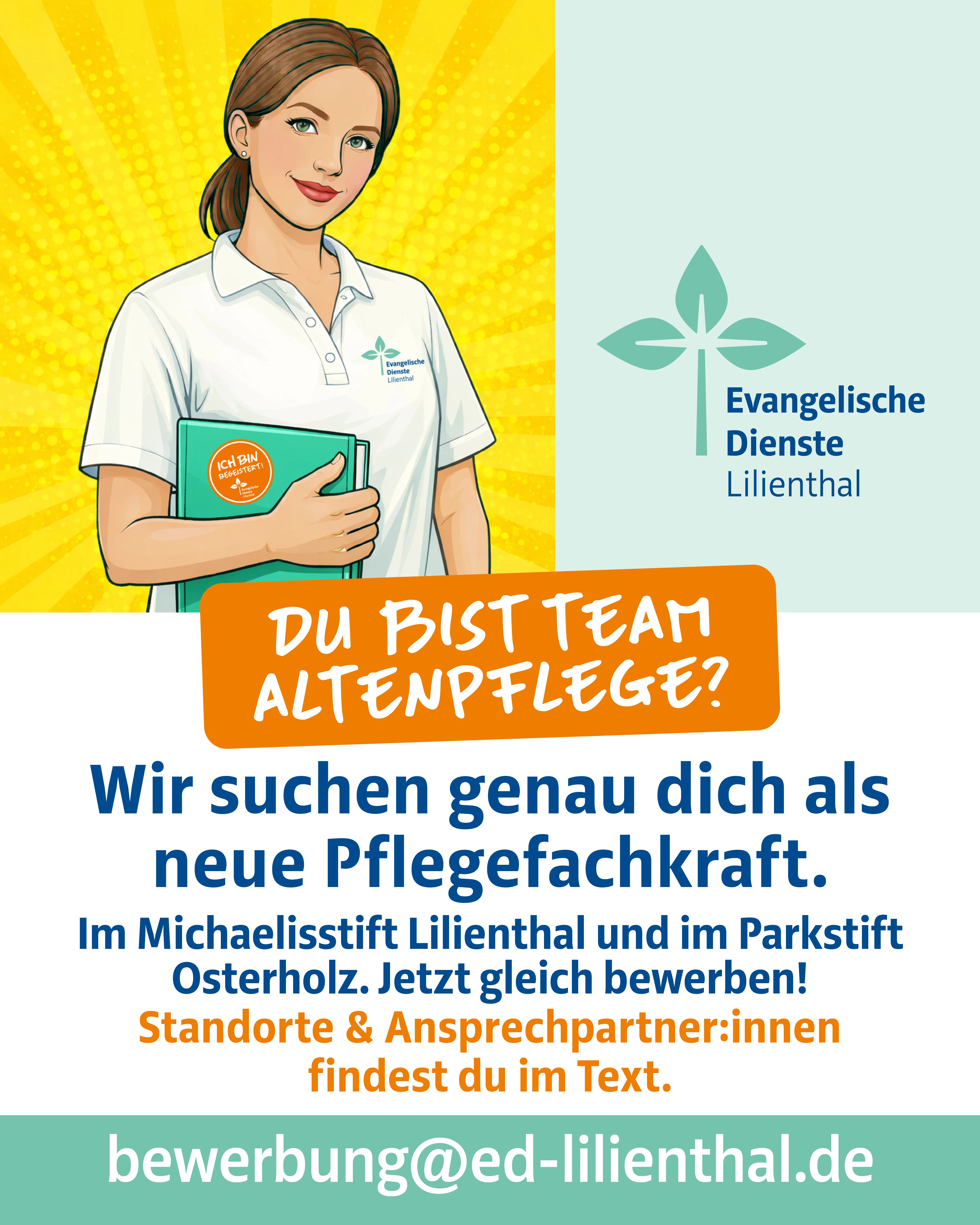 Anzeige Pflegefachkraft