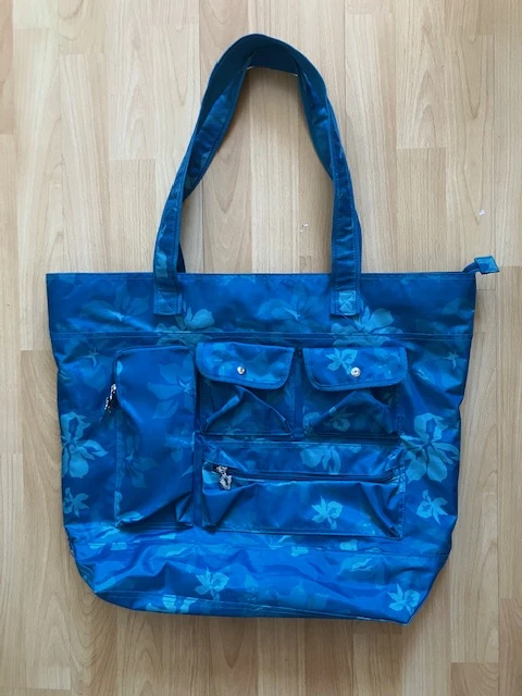 blaue Tasche