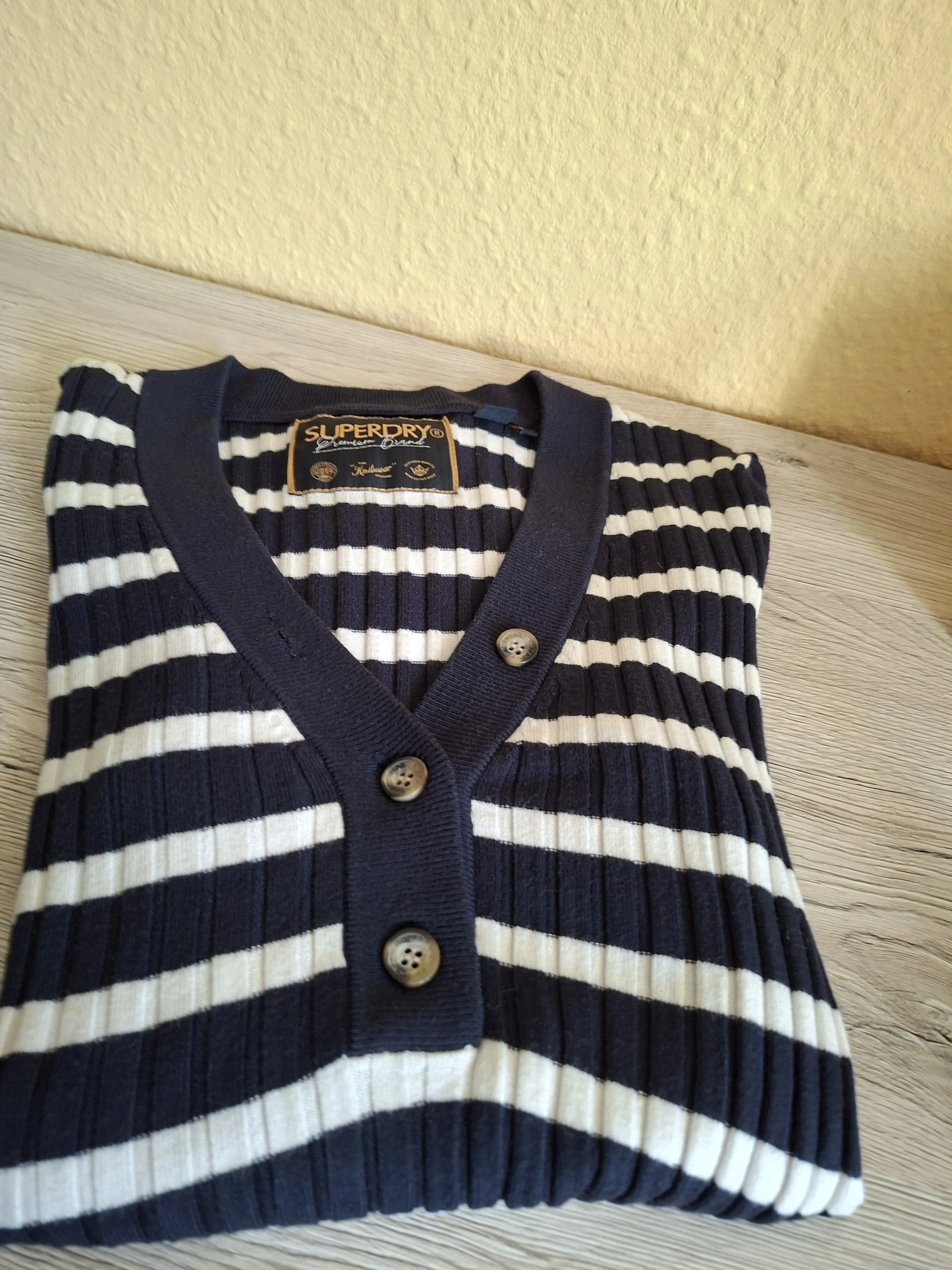 gerippter Pullover