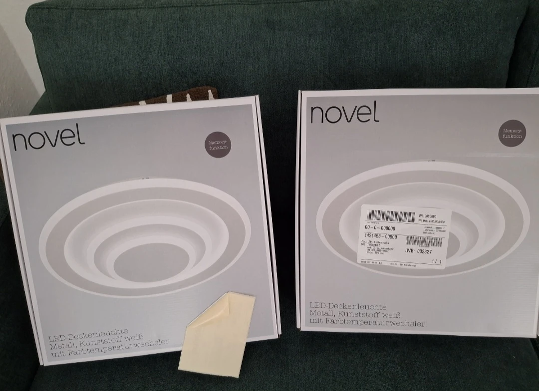 Lampen, neu und original verpackt 