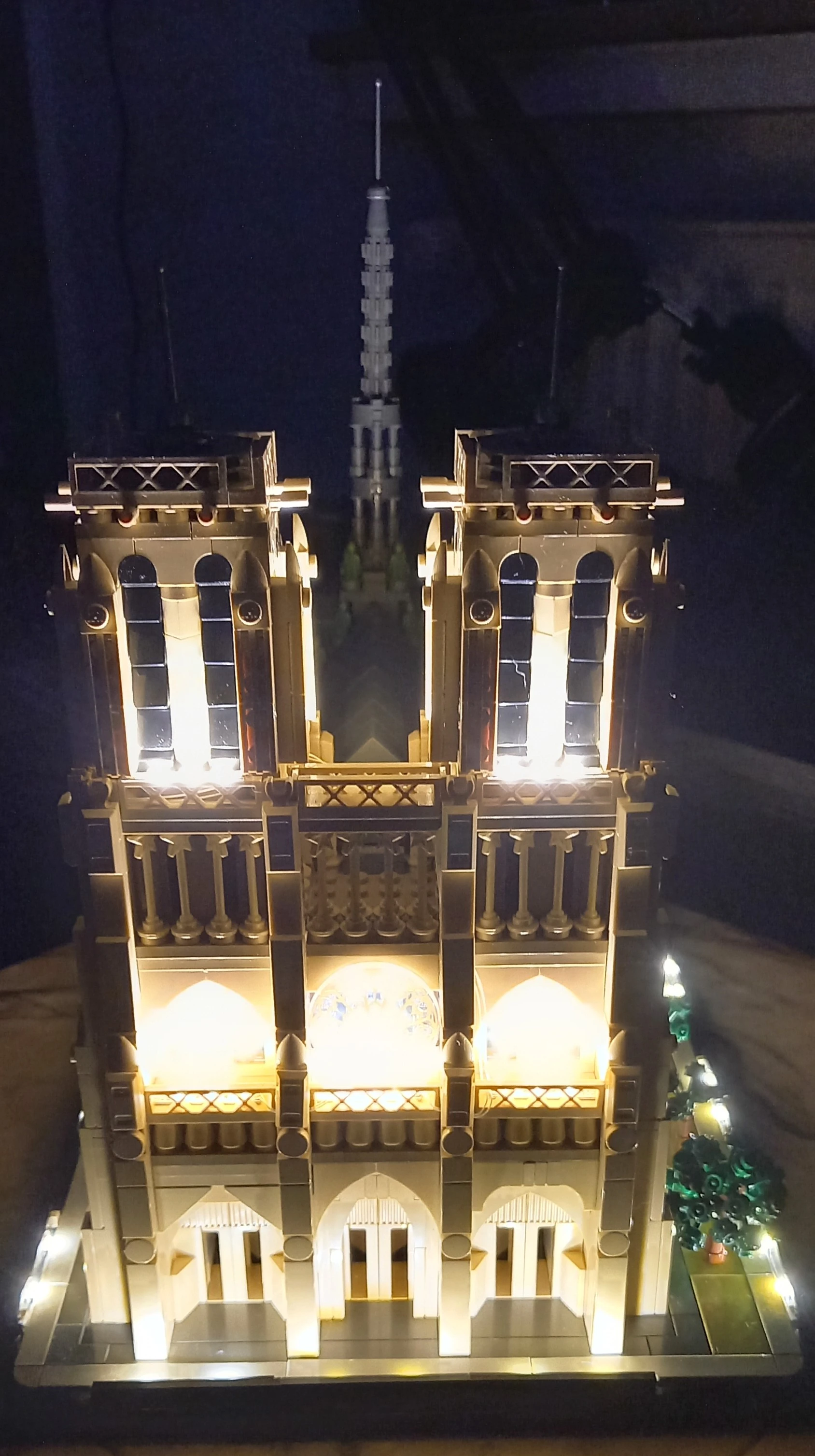 ost beleuchtet