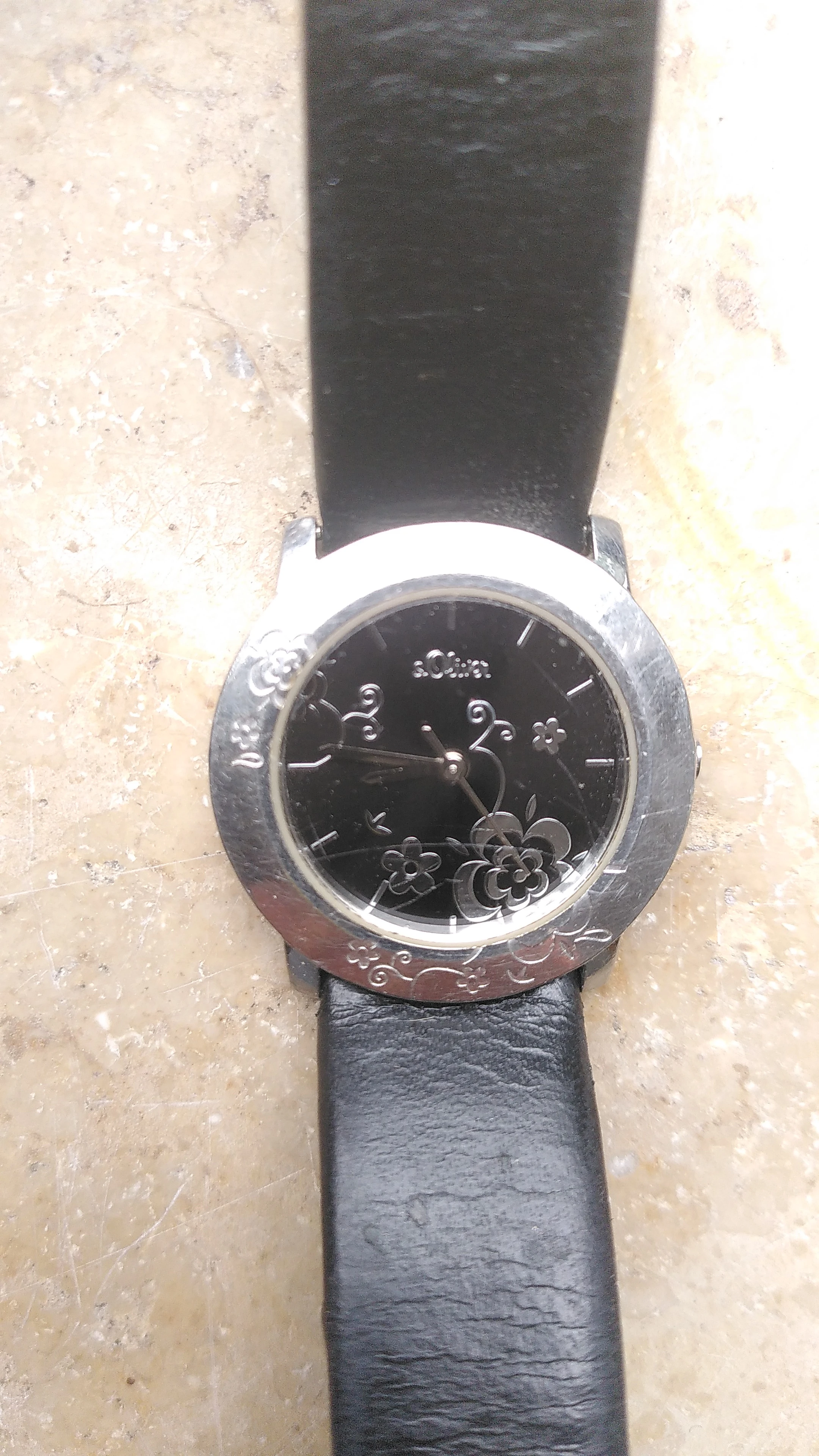 Detailansicht der Uhr