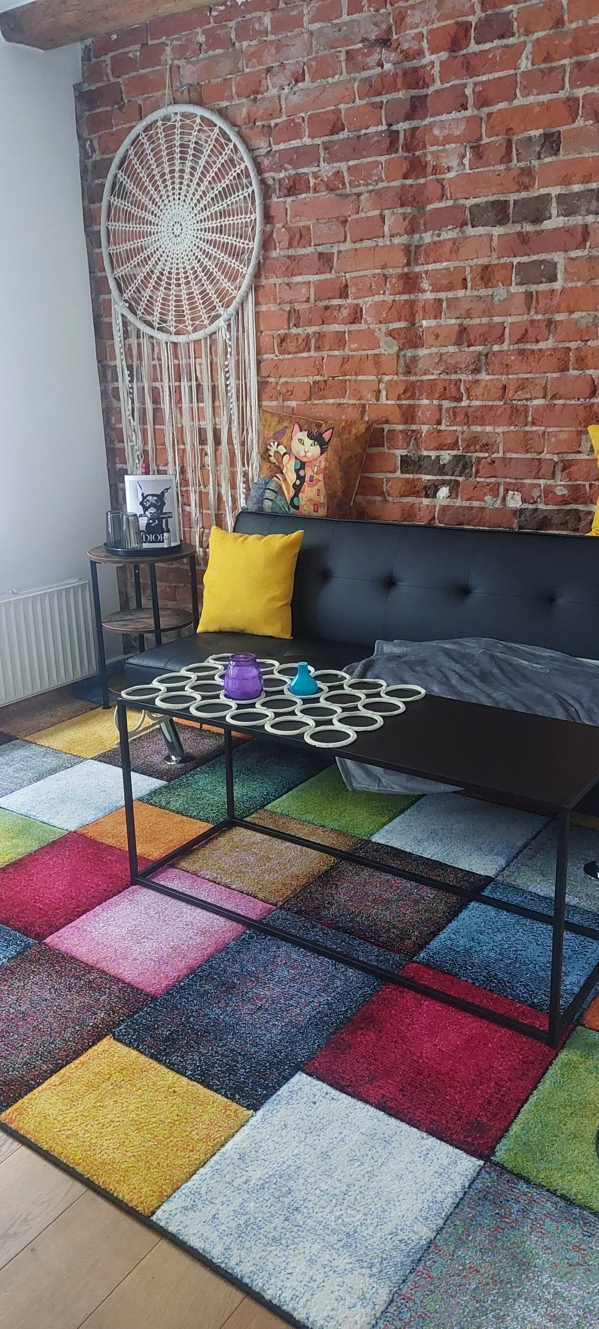 Wohnzimmer zum eigenen Garten und Terrasse 