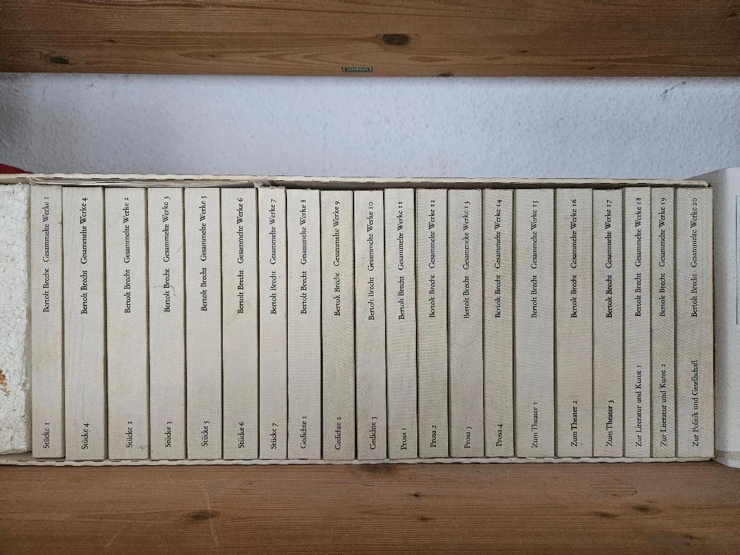 B. Brecht Gesamtausgabe Suhrkamp