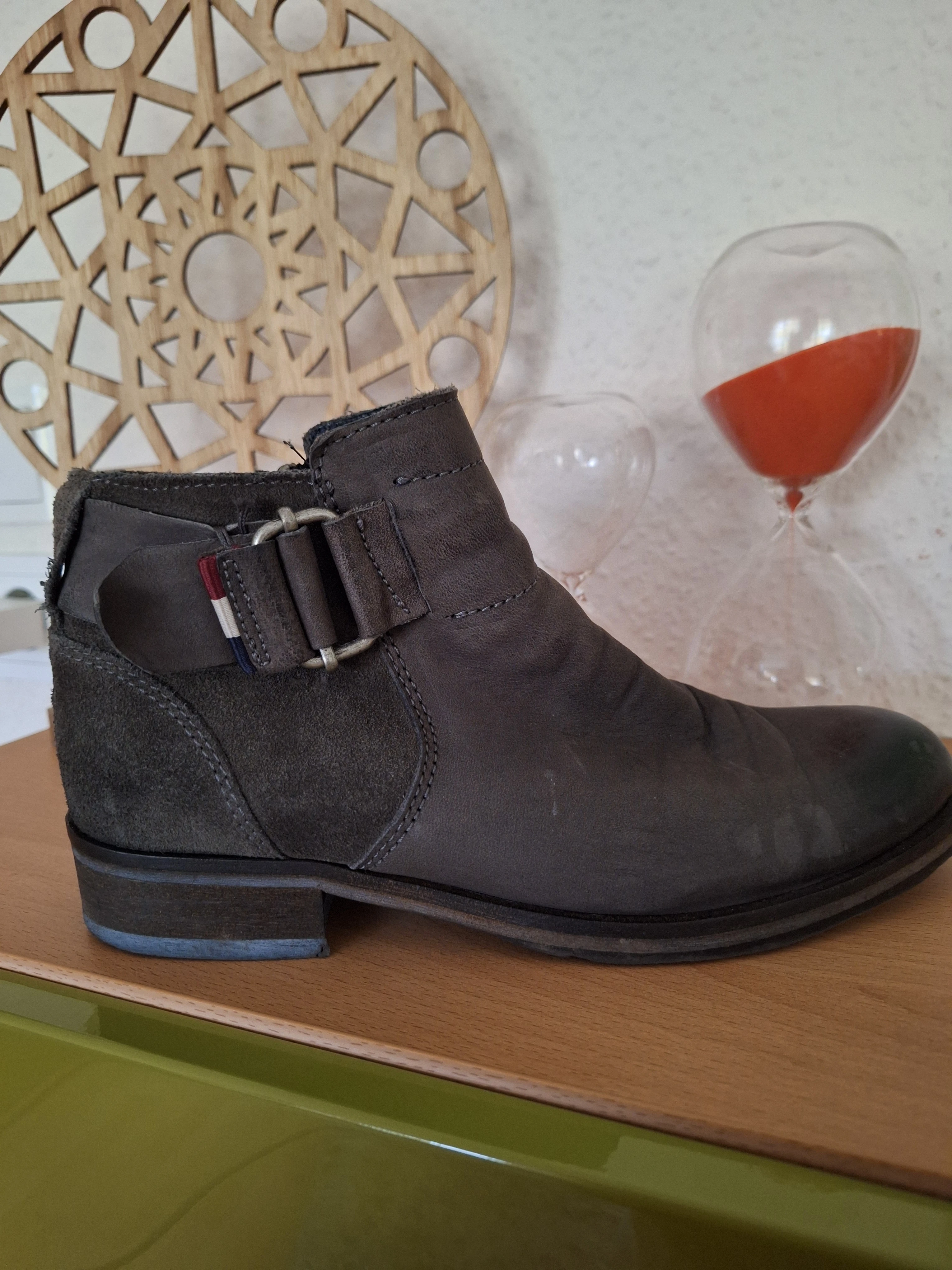 Leder Stiefelette
