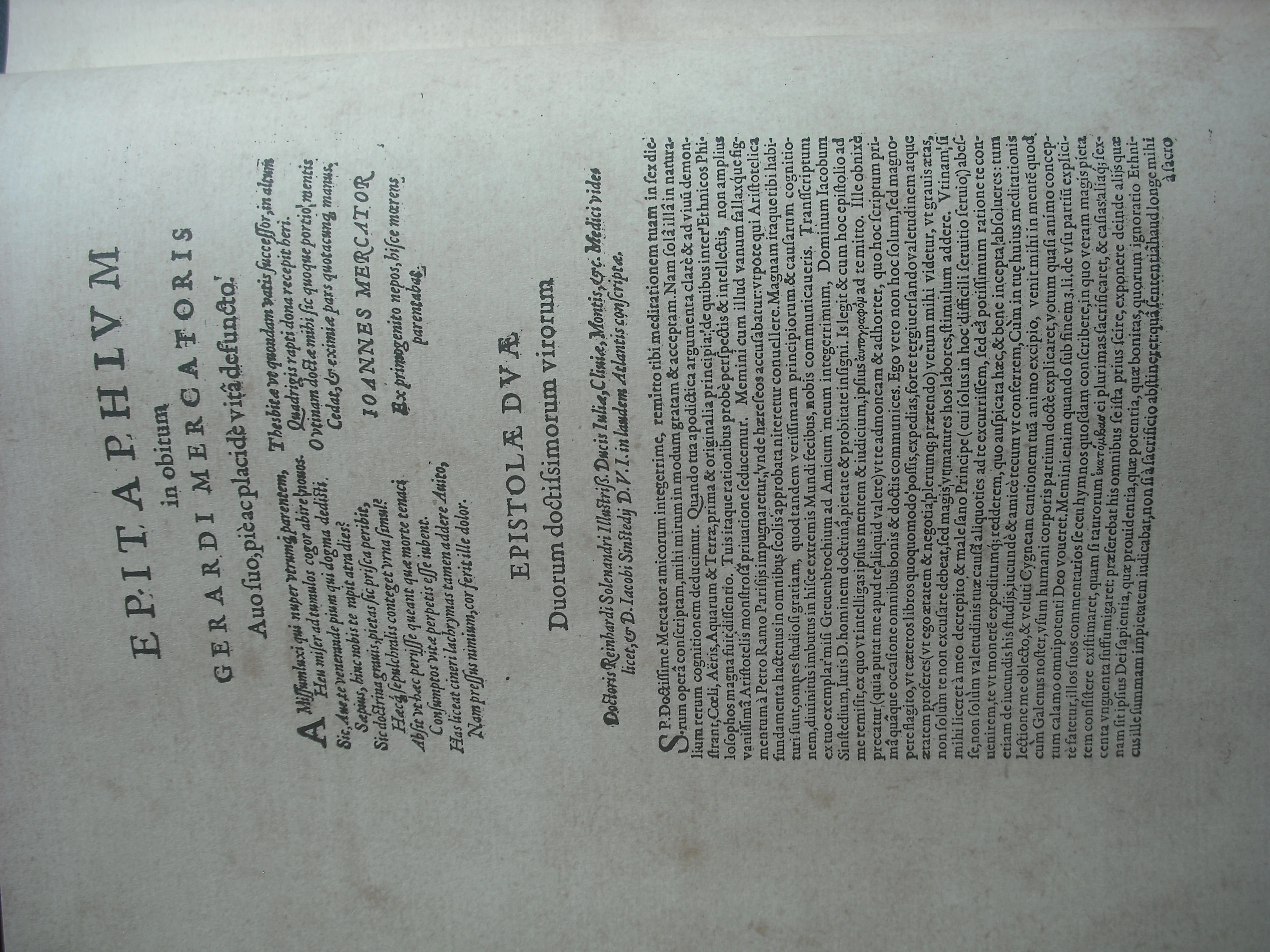 Epitaphium.