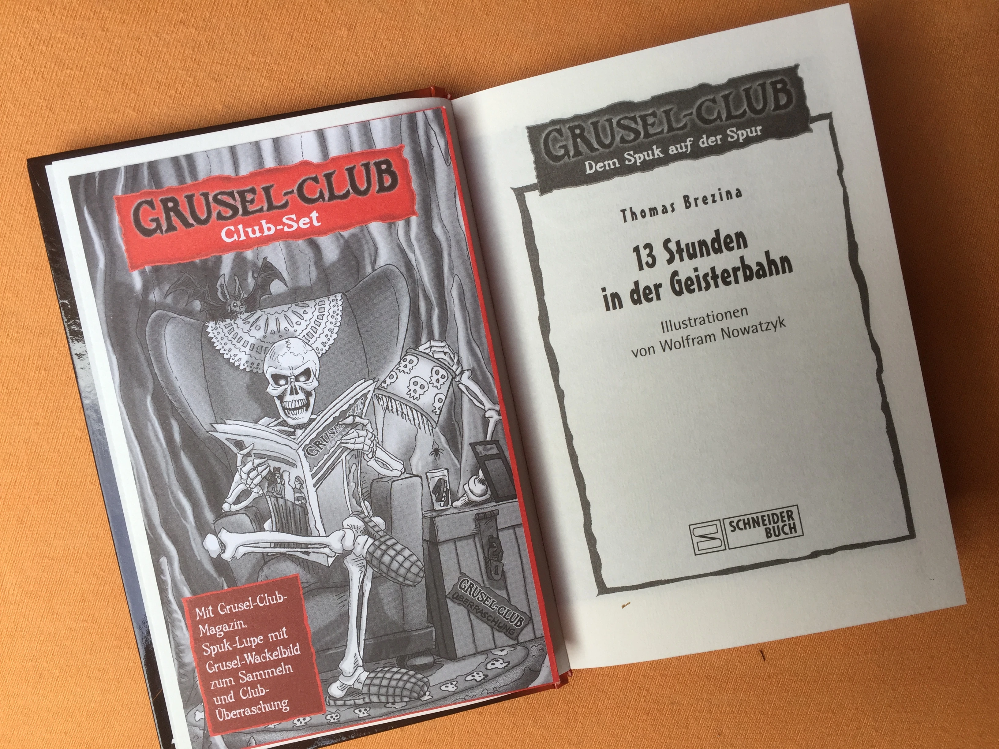   Grusel-Club - Dem Spuk auf der Spur - Kinderbuch -neuwertig- 