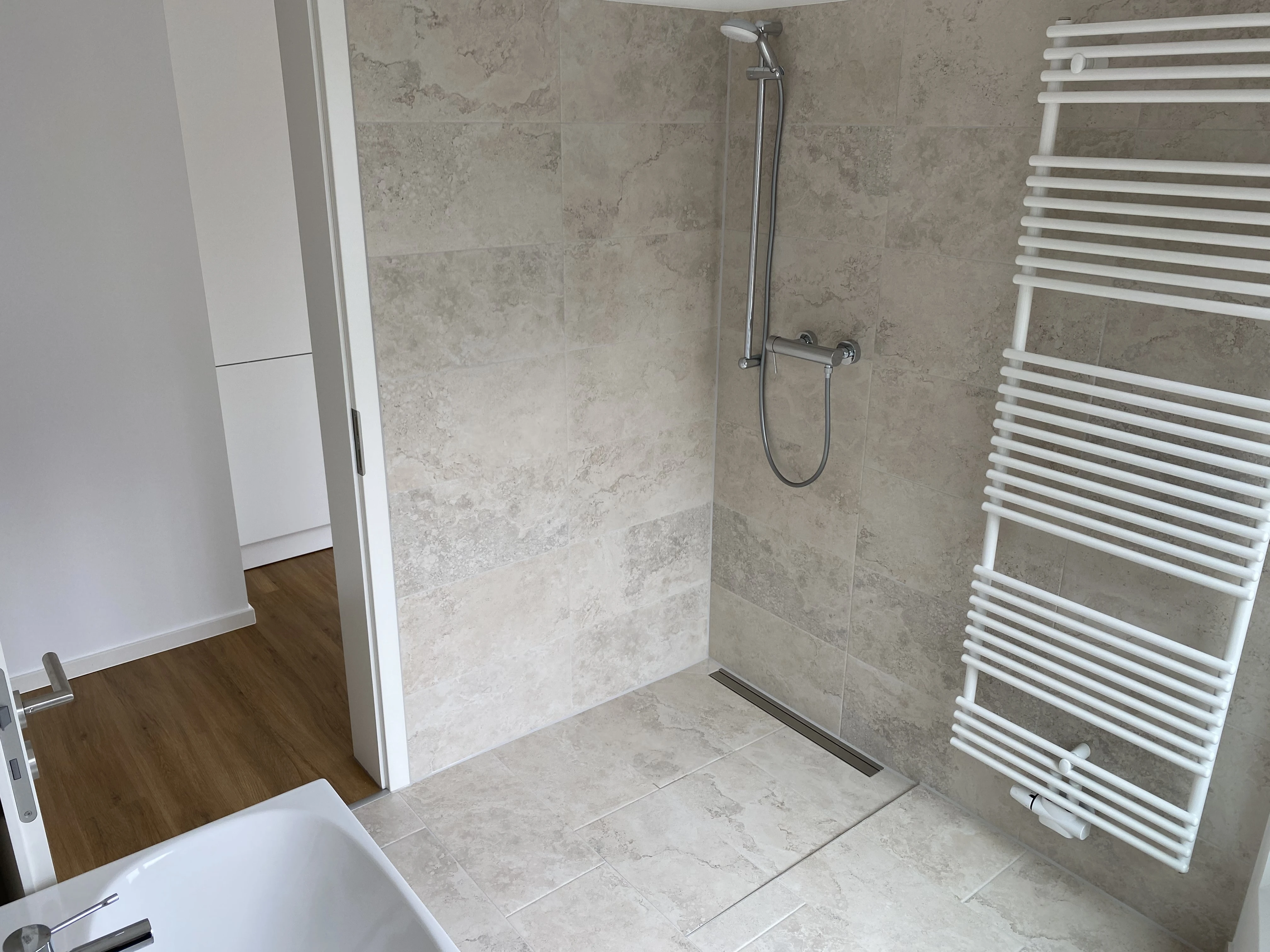 Ebenerdige Dusche