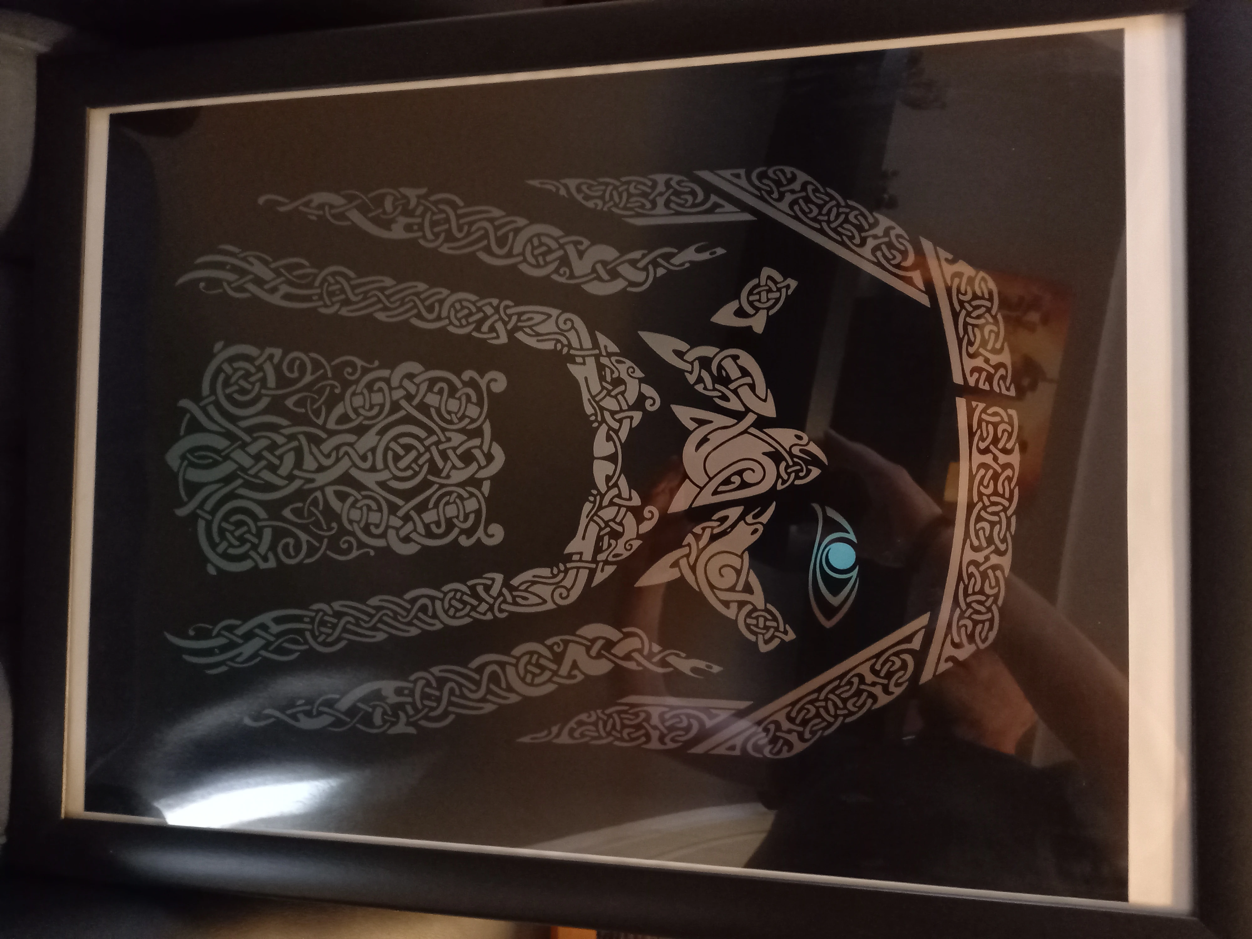 Wandbild mit Rahmen