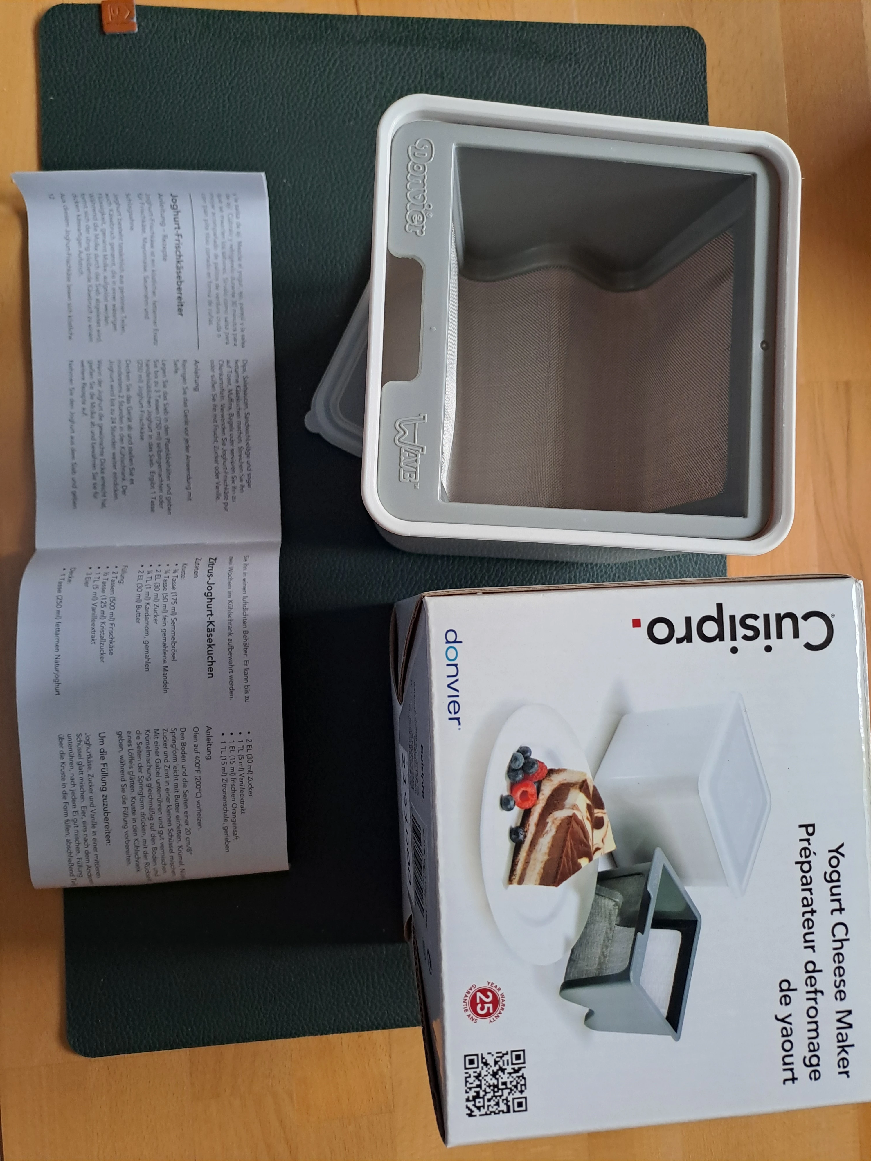 Frischkäsebereiter in Originalverpackungg