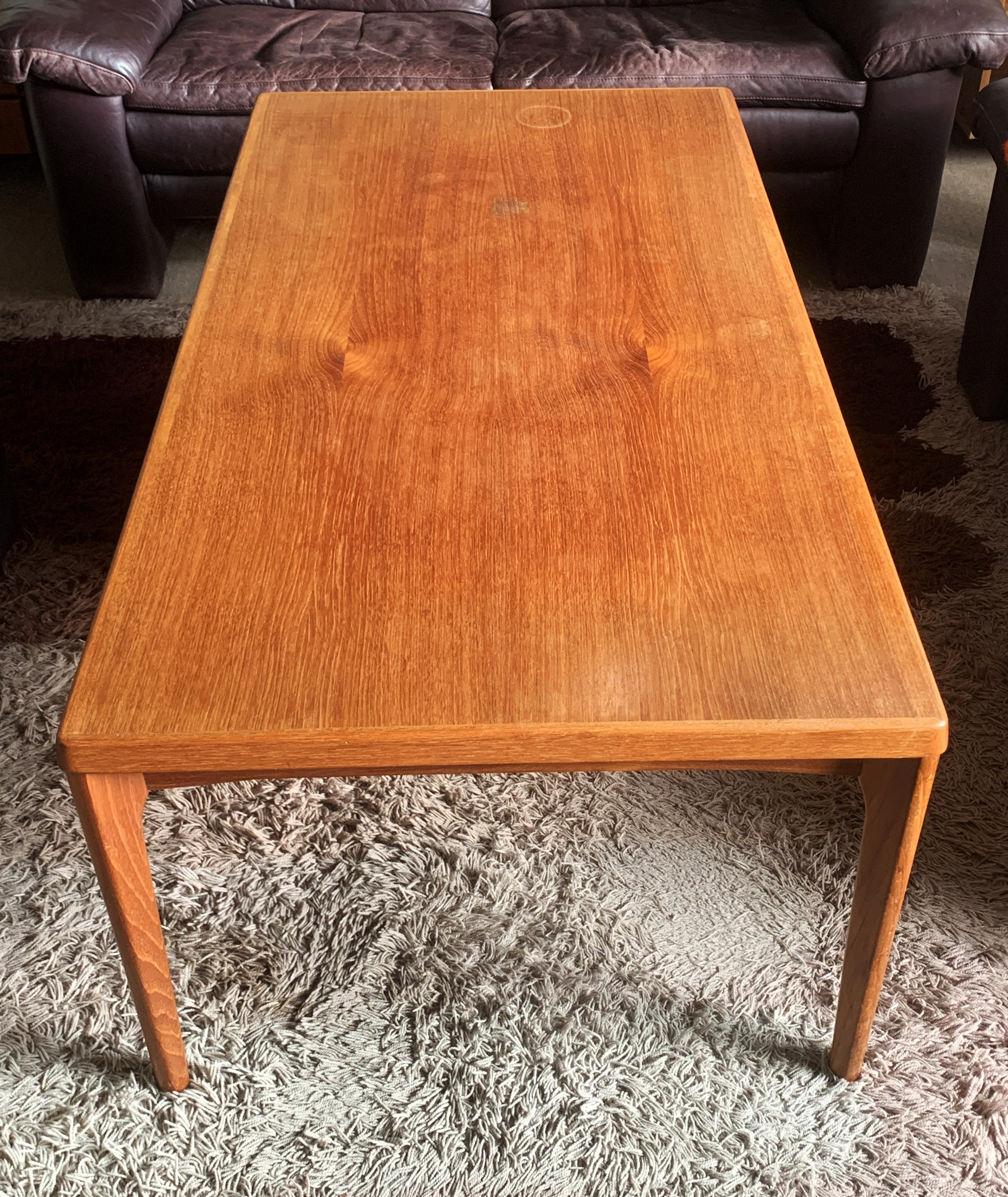 Couchtisch Dänisches Design von oben