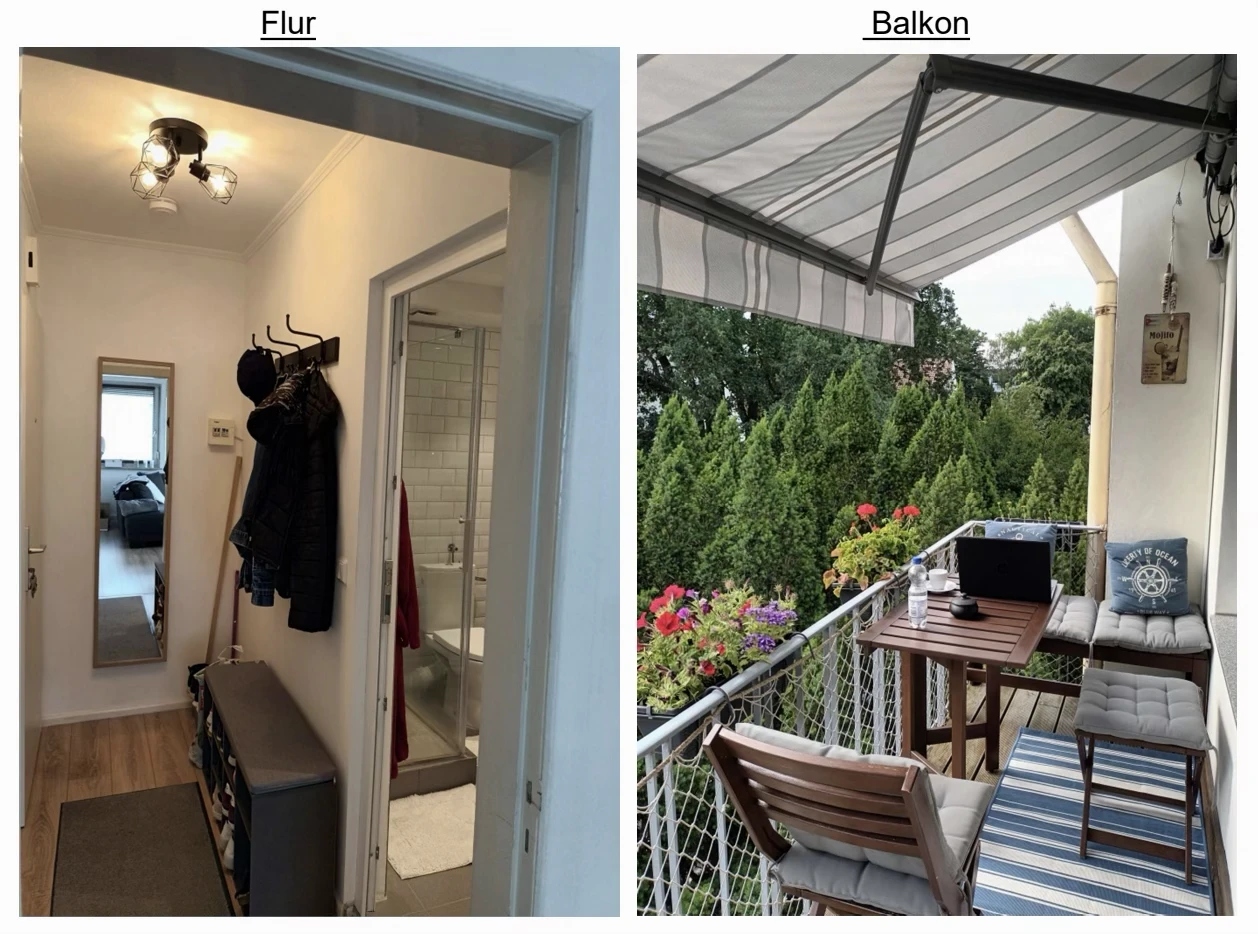 Entrance and Balcony