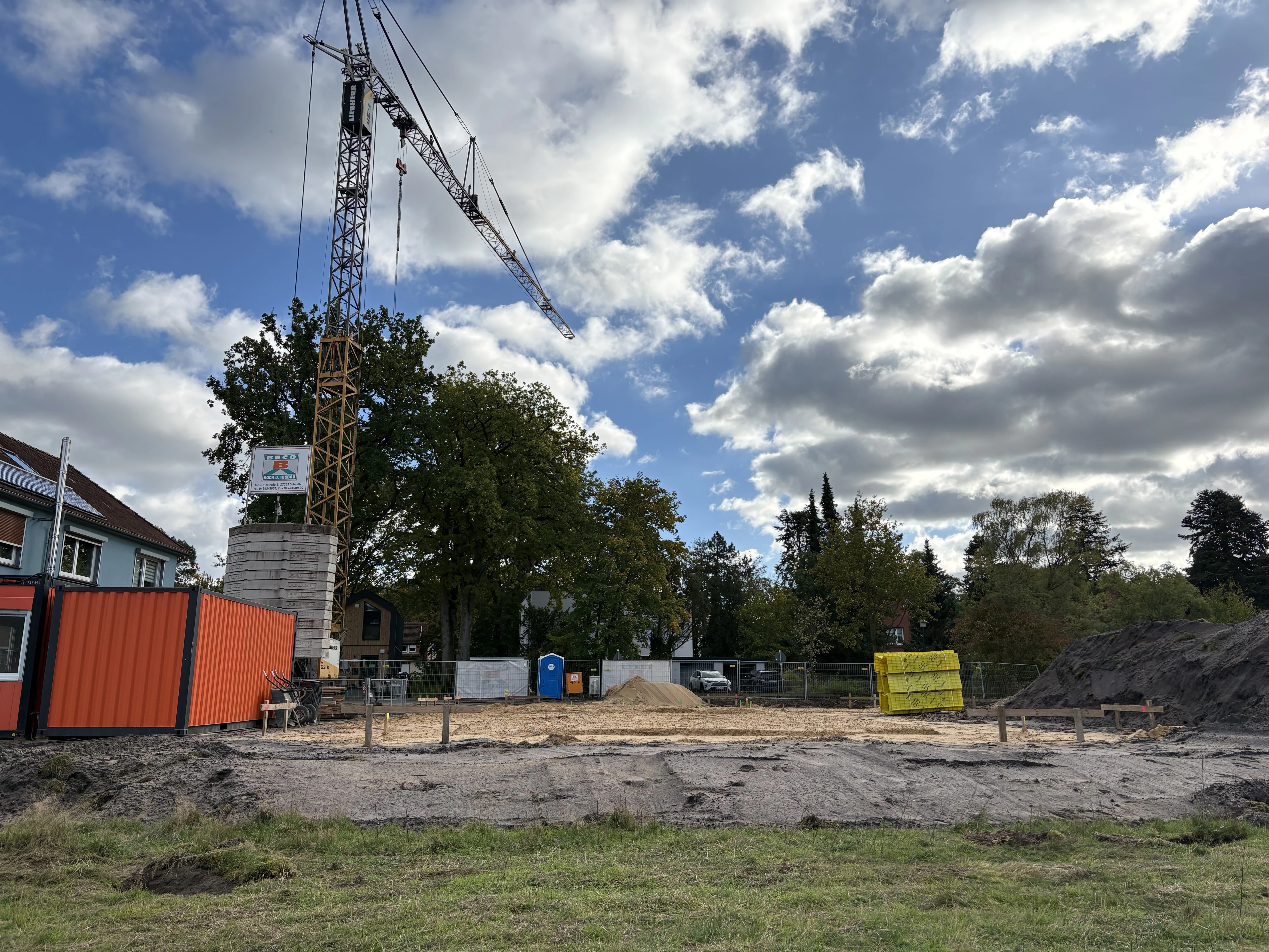Seit dem 5. Oktober wird gebaut!