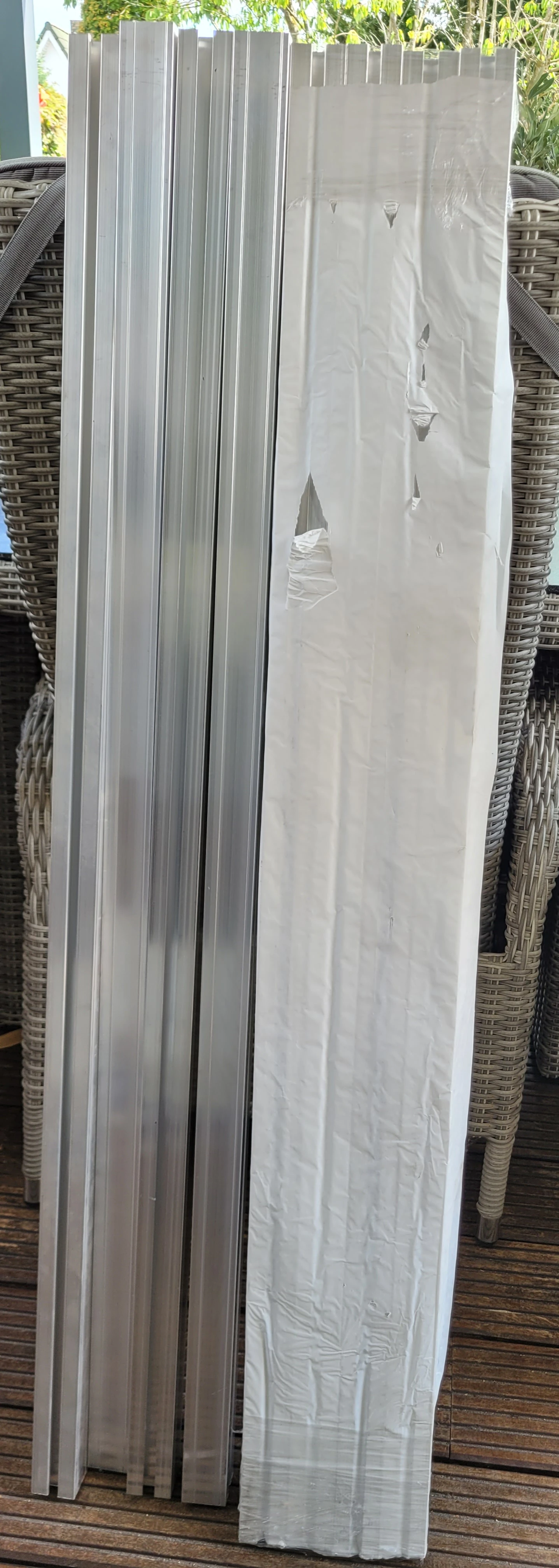 Aluschienen für Solarplatten 