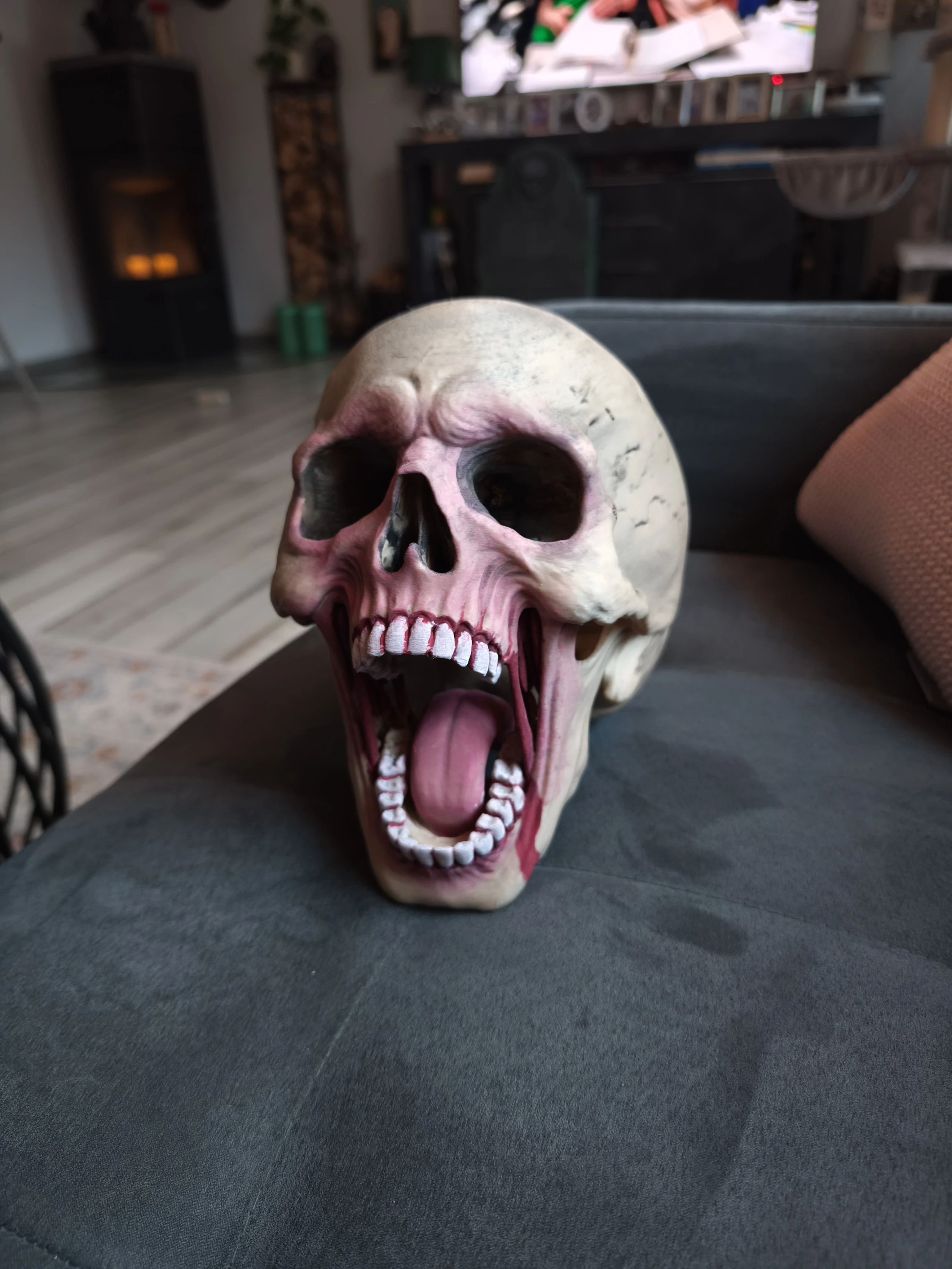 3D-GEDRUCKTER TOTENKOPF 